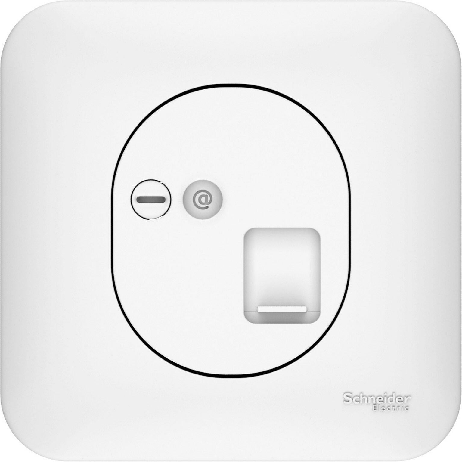 Schneider Electric - Ovalis - Prise Haut-parleur 2 Sorties- 4