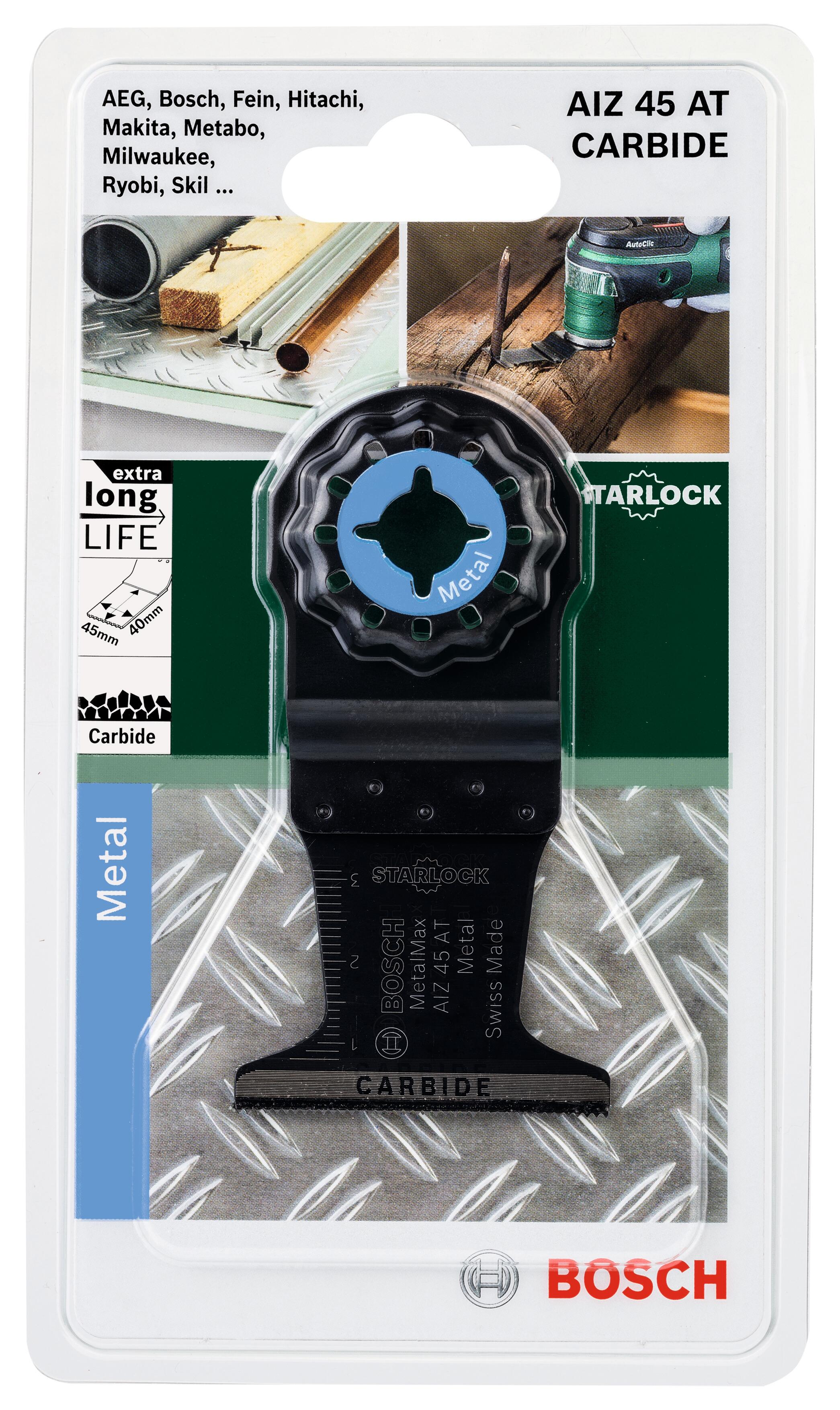 BOSCH OSL114CG Lame Starlock Carbure Grainé 3,8 Cm - Plongée Précise Pour Grout Et Matériaux Abrasifs