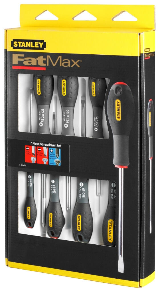 Jeu de 7 tournevis isolés STANLEY FATMAX 0-65-438