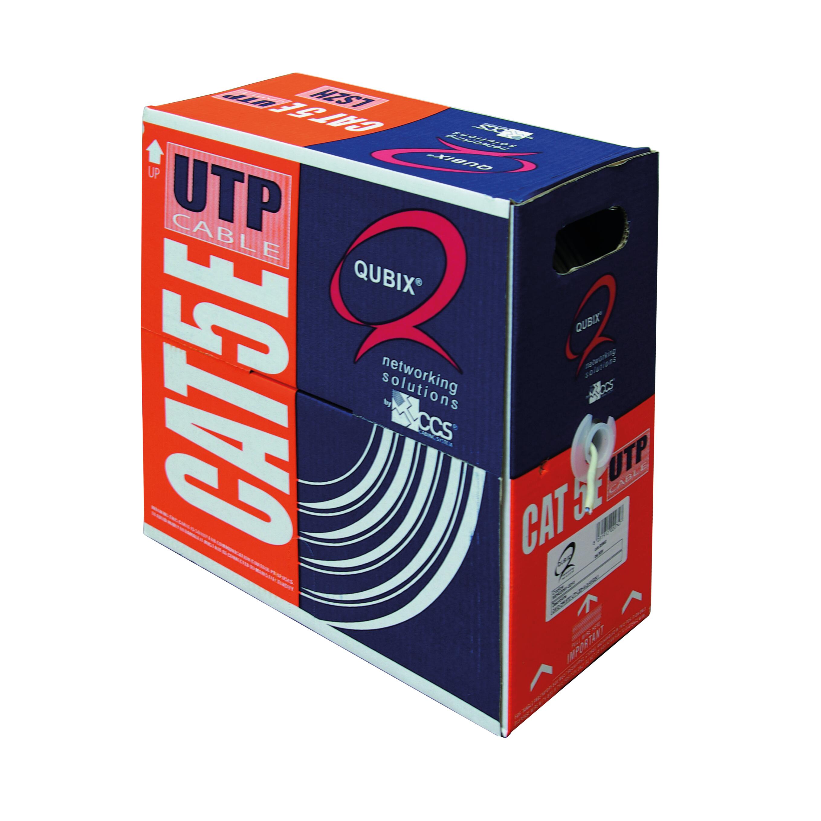 Goobay Cavo Di Rete Cat 6 U/UTP In Matassa - 305 Metri, Grigio, Per Installazioni Interne, Connessioni LSA