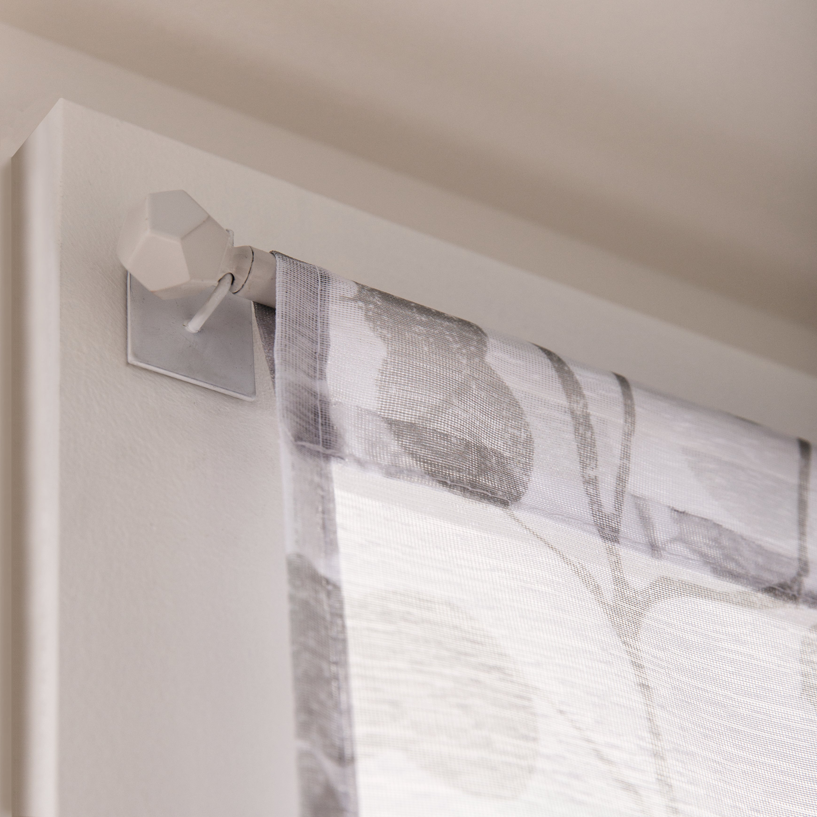 Kit de barre de vitrage Origami Diam.7 mm blanc 70 à 120 cm - 5