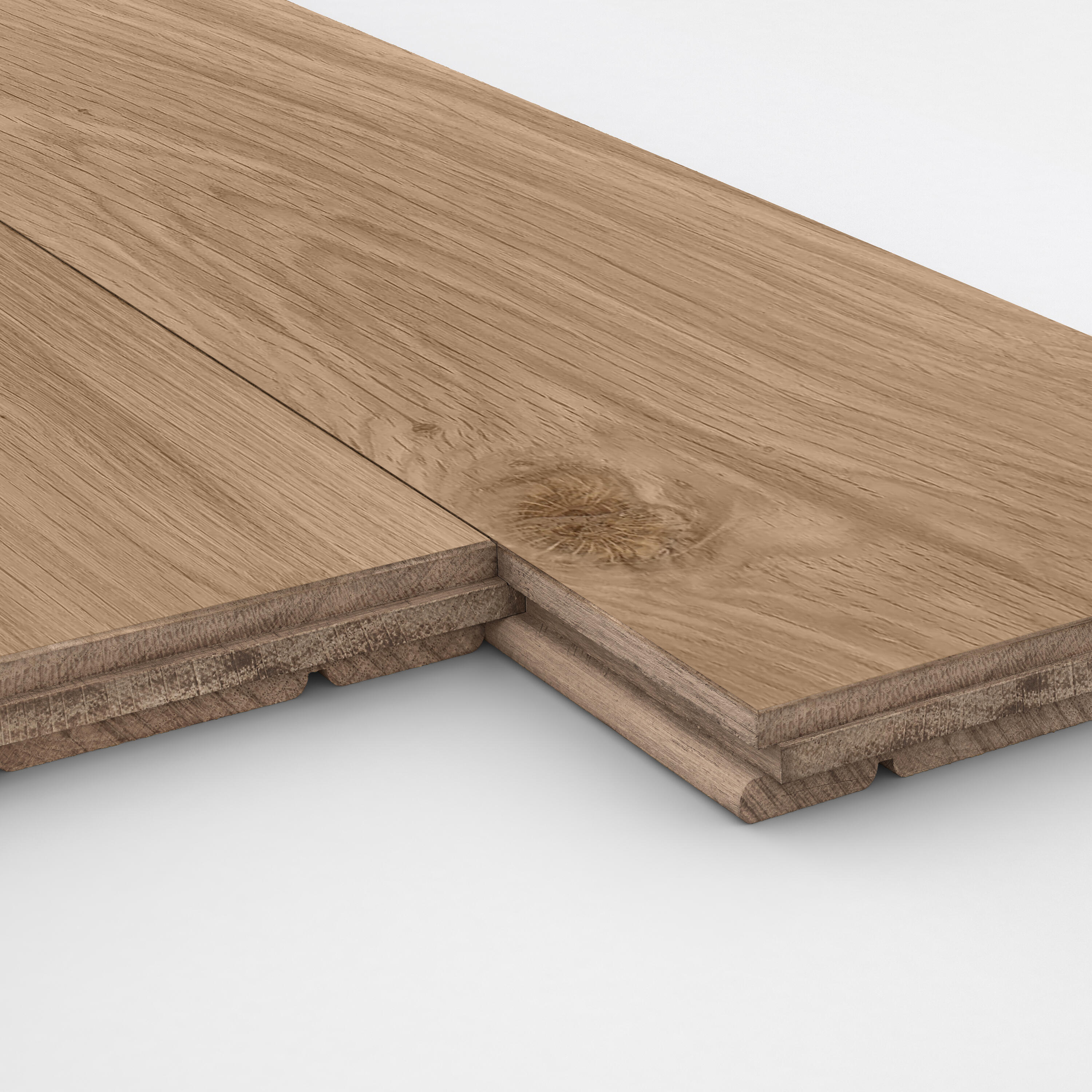 Echantillon Parquet massif chêne naturel vitrifié M ARTENS - 3