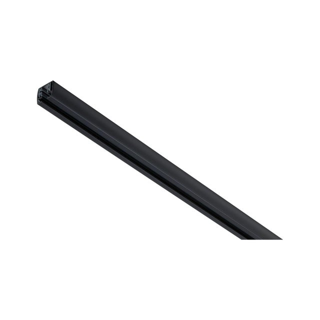 Rail URail 1m 230V métal noir mat, PAULMANN