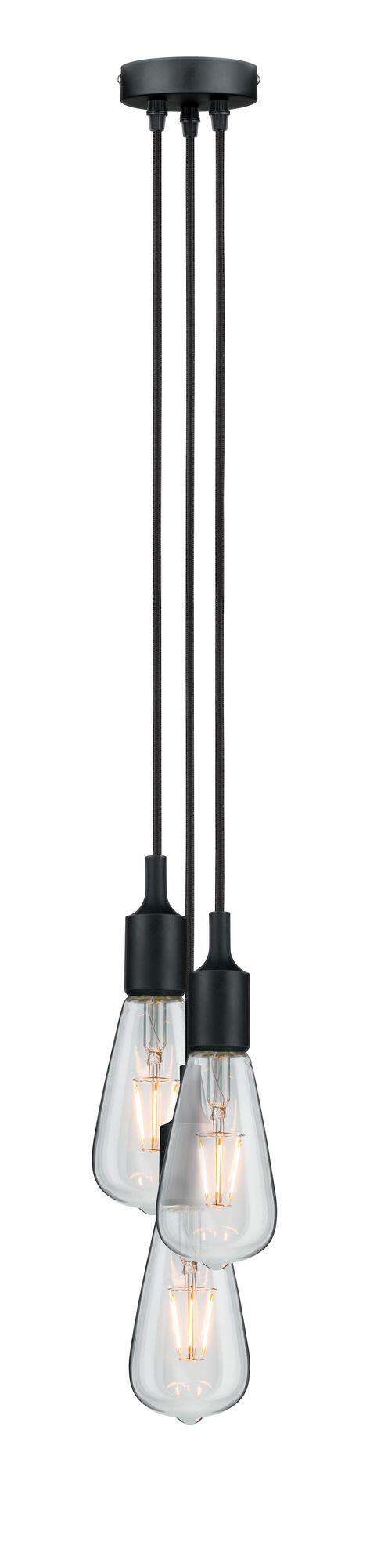 Suspension Neordic ketil, silicone, noir, Diam.10 cm, E27 - 2