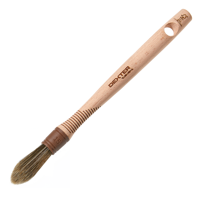 Pennello 15 mm x Sp 51 mm  per olio, vernice, impregnante legno, angoli e accesso difficile DEXTER PRO