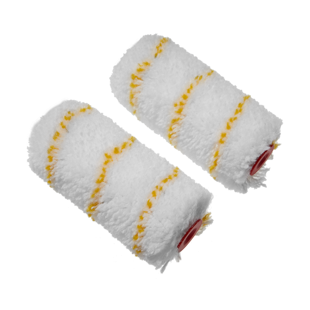 Recambio de rodillo para pintar fachadas lisas DEXTER de 120 mm de anchura, 28 mm de diámetro, pelo largo (más de 12 mm). 2 unidades.
