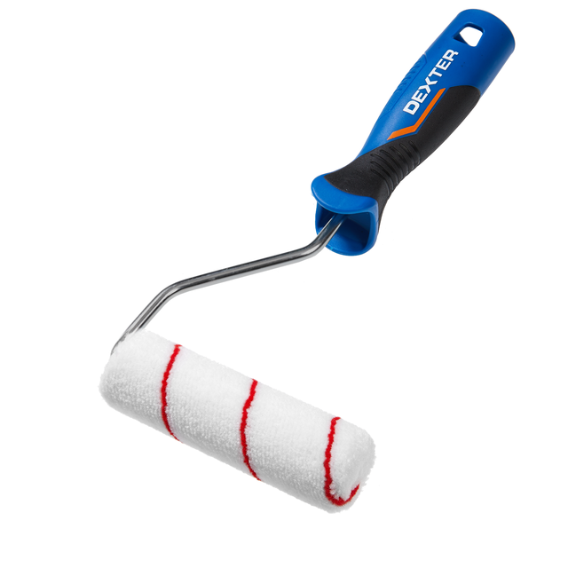 Minirouleau laque pour multisupport (bois, fer, métaux, pvc), DEXTER, l.120 mm