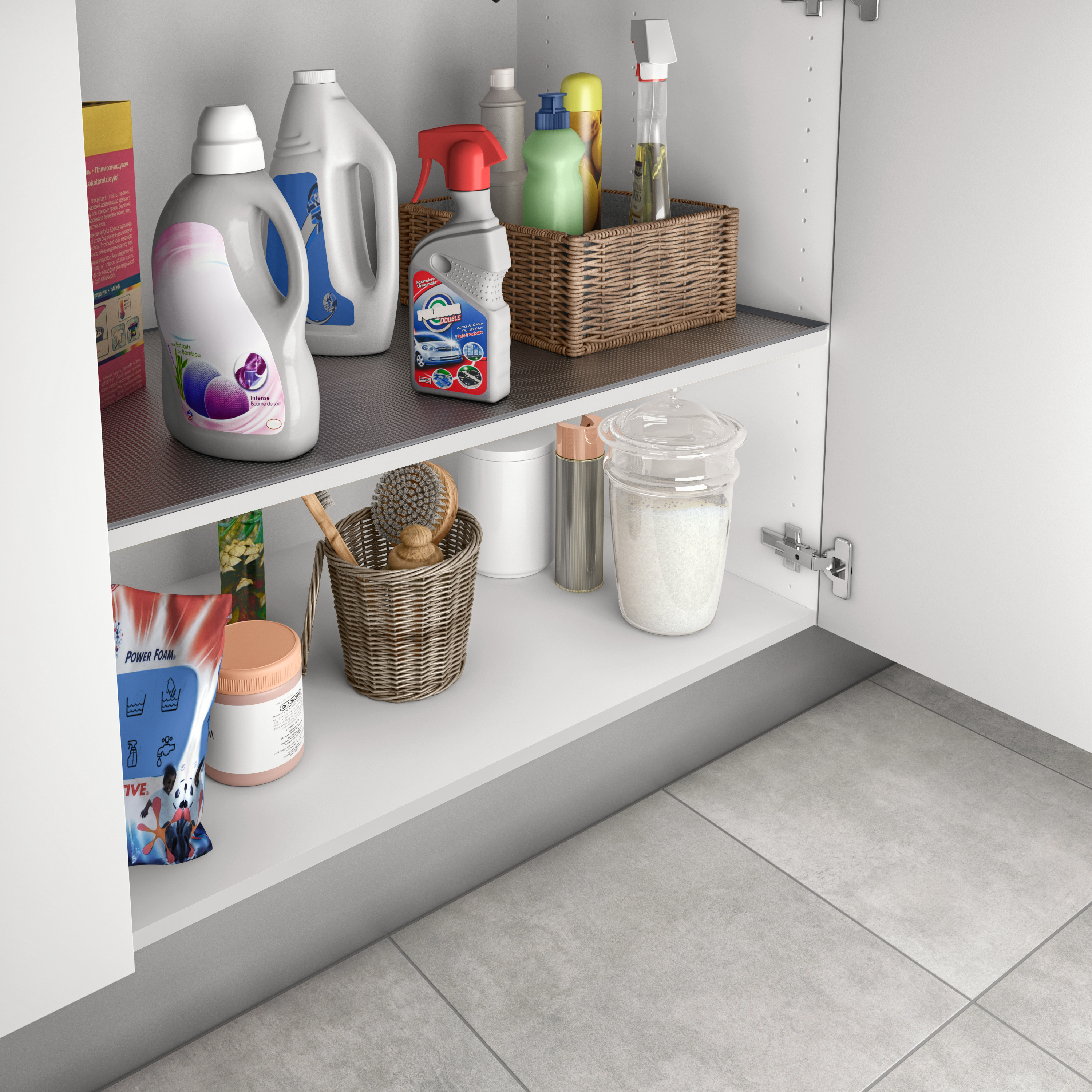 Plancha antihumedad para mueble de cocina fabricada en aluminio de 116.8x1 cm - 3