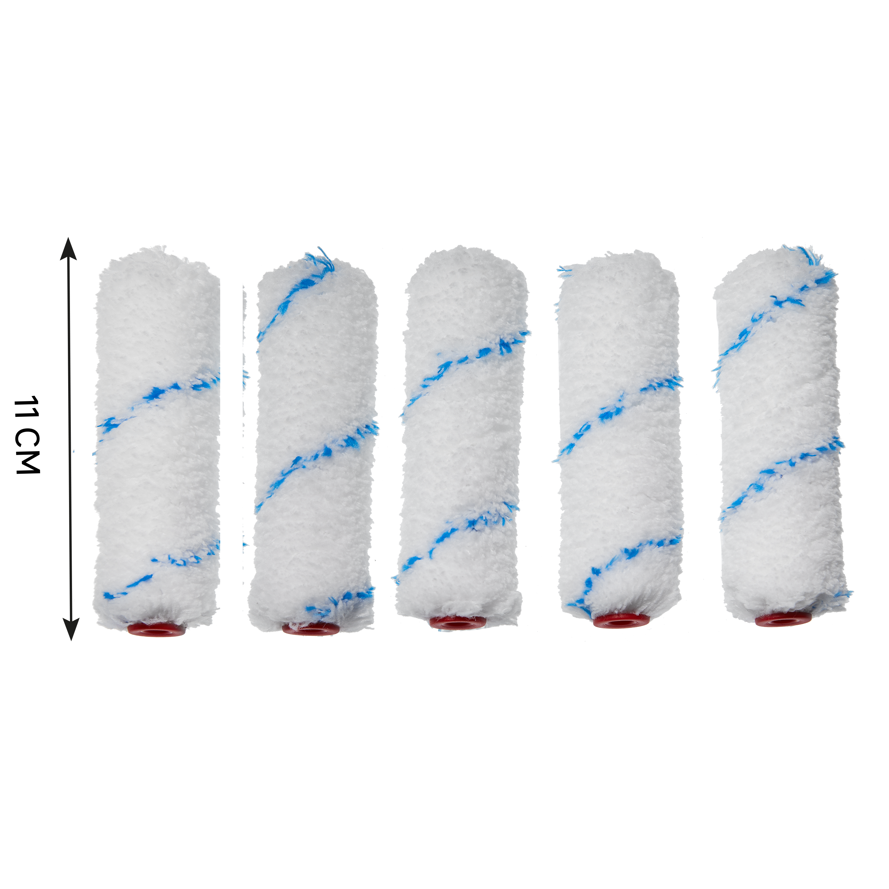 5 recargas de rolos DEXTER UNIVERSAL PAREDE E MADEIRA 11CM - 2