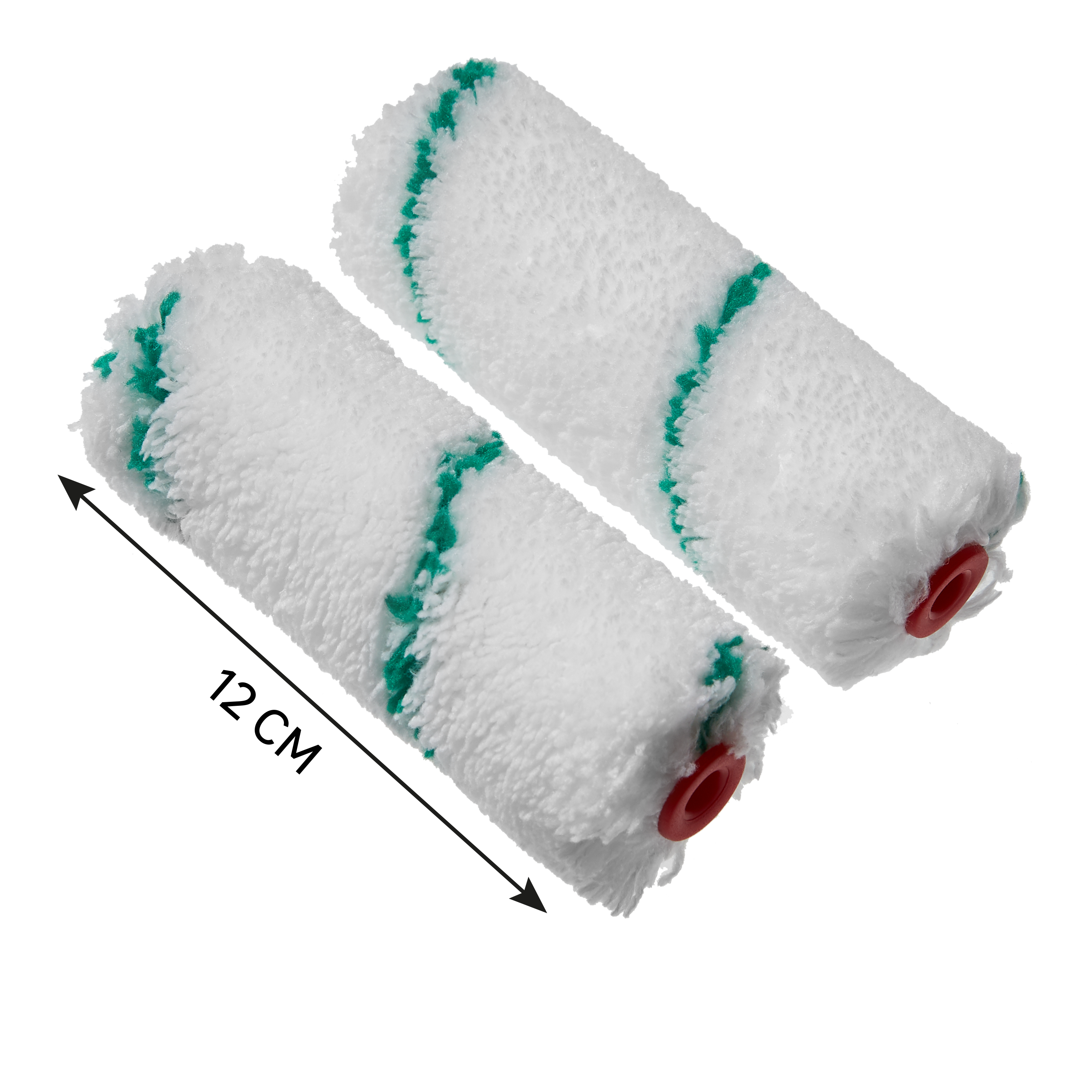 2 recambios de rodillos para paredes y techos gotele dexter 12cm