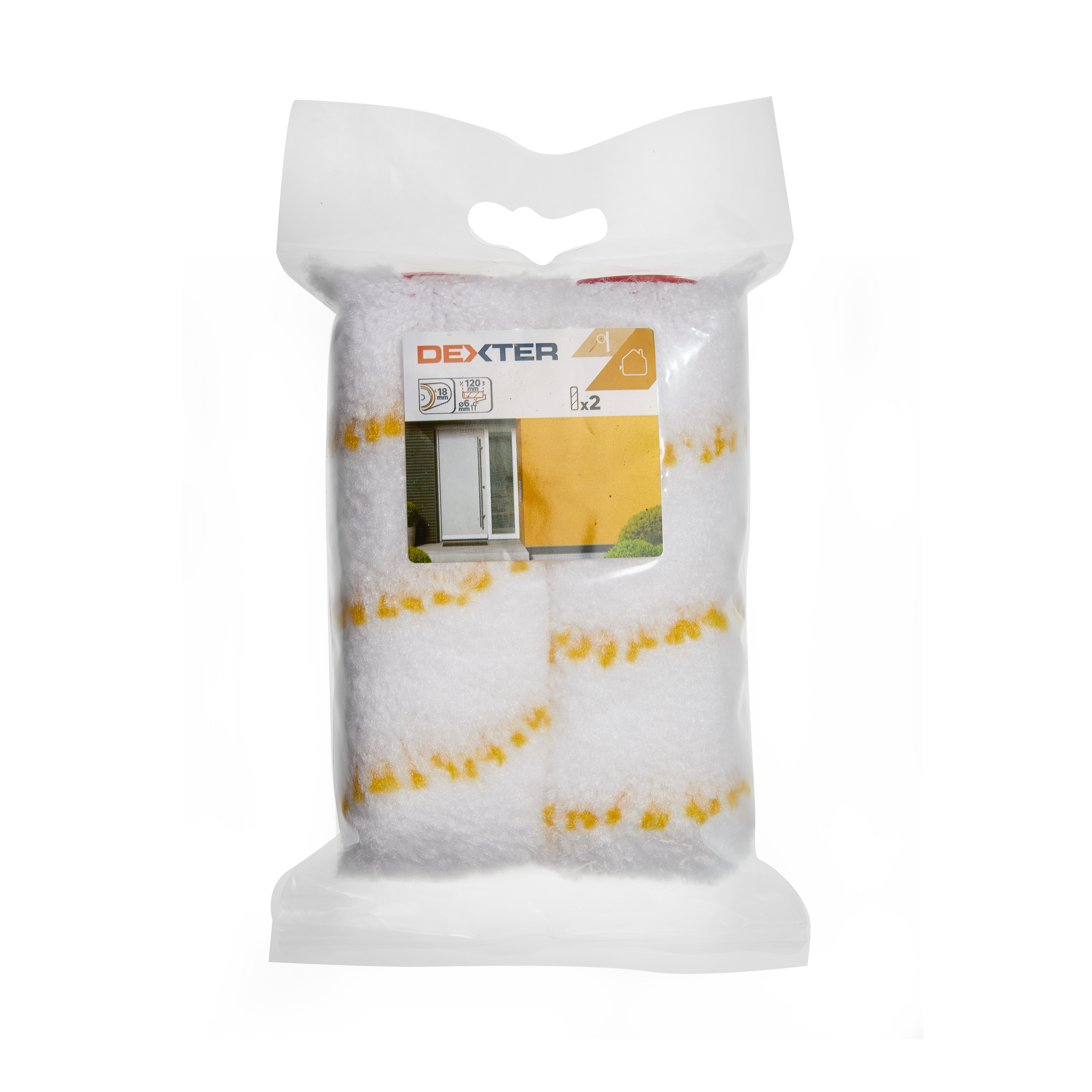 2 recargas de rolos DEXTER UNIVERSAL FACHADAS 12CM - 5