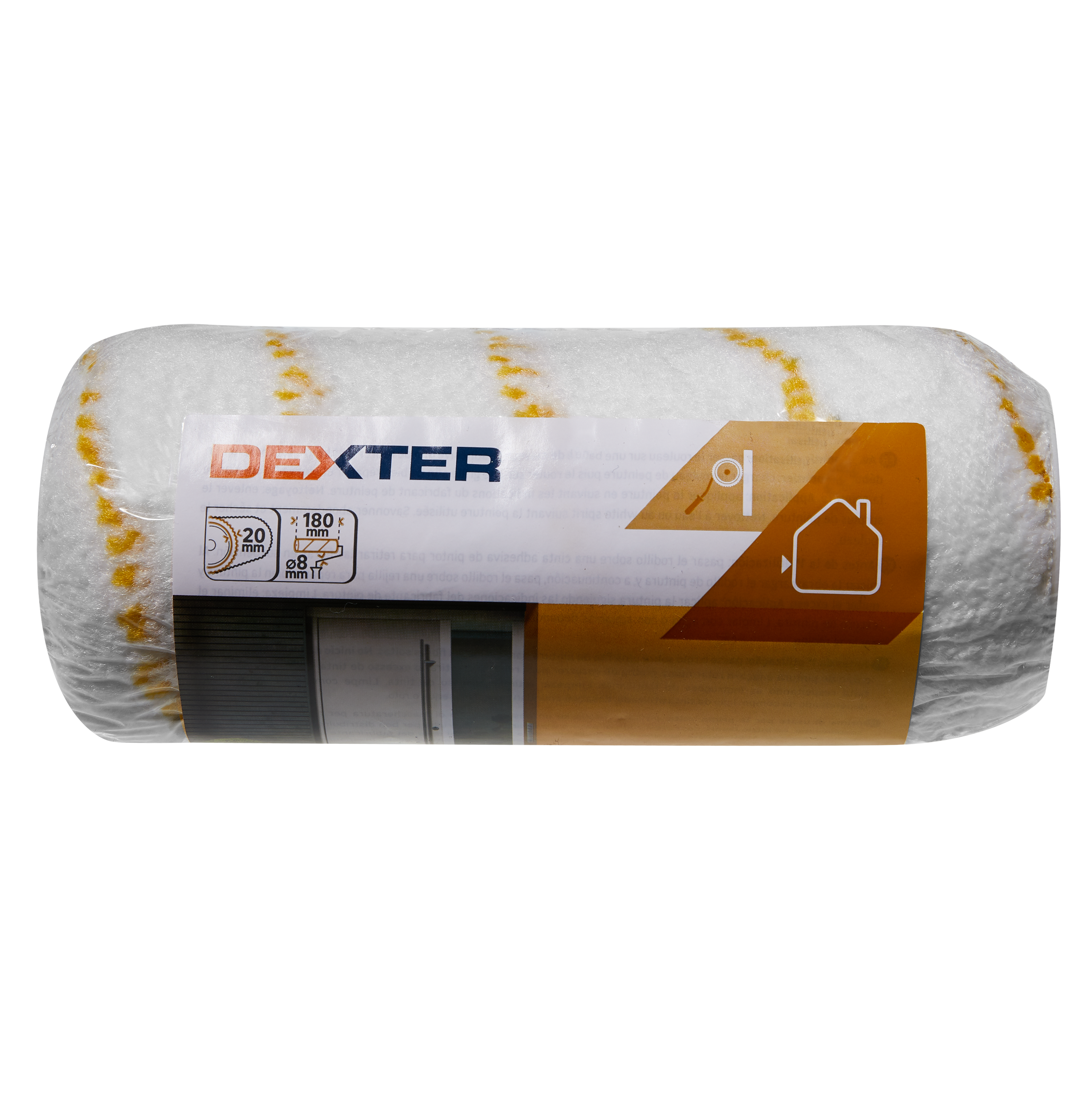 Recarga de rolo DEXTER UNIVERSAL FACHADA LISA 18CM - 5