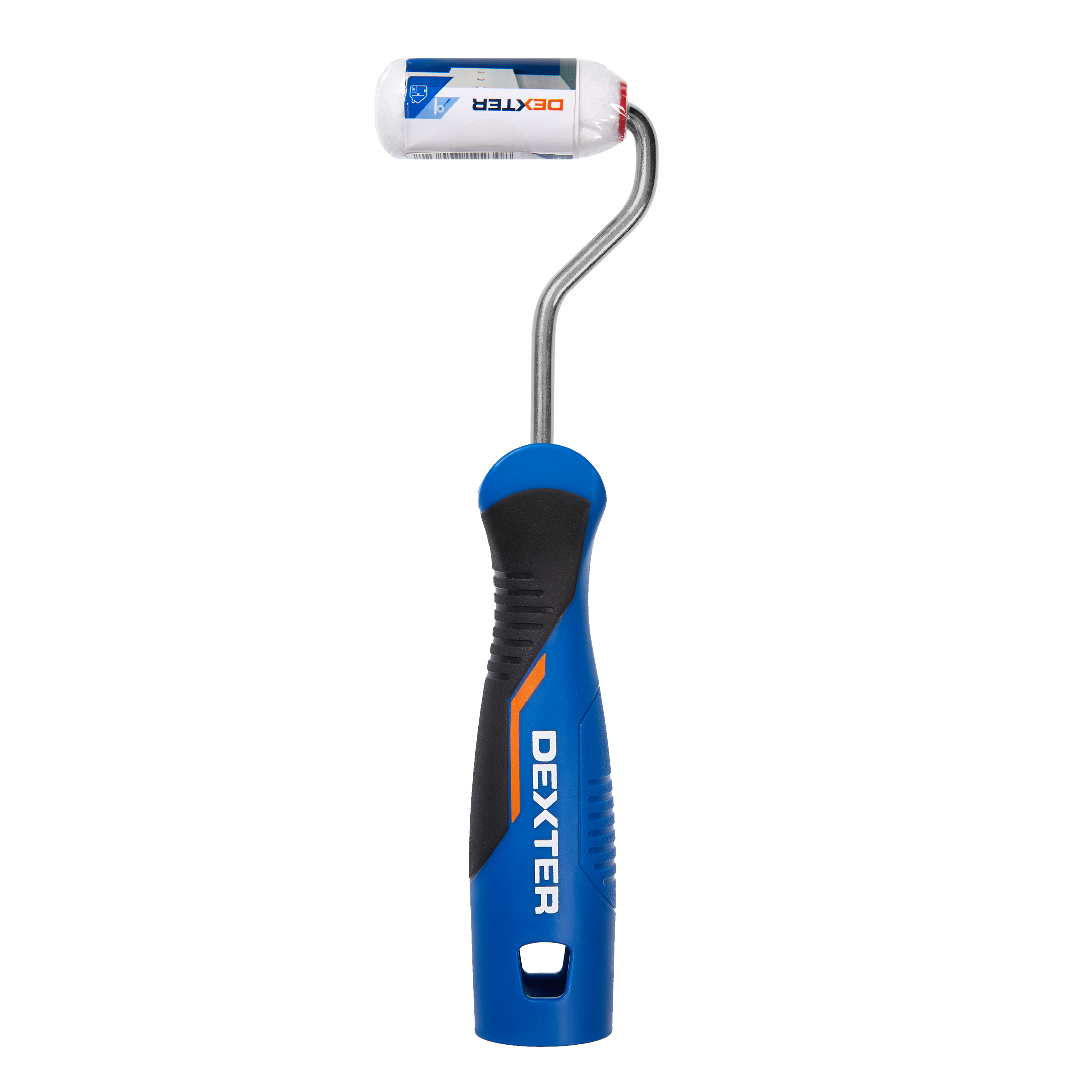 Mini rodillo para pintar superficies lisas y aplicar capas base DEXTER de 110 mm de anchura, 15 mm de diámetro, pelo medio (5 mm a 12 mm). Fibra de poliéster. Varilla de acero. - 11