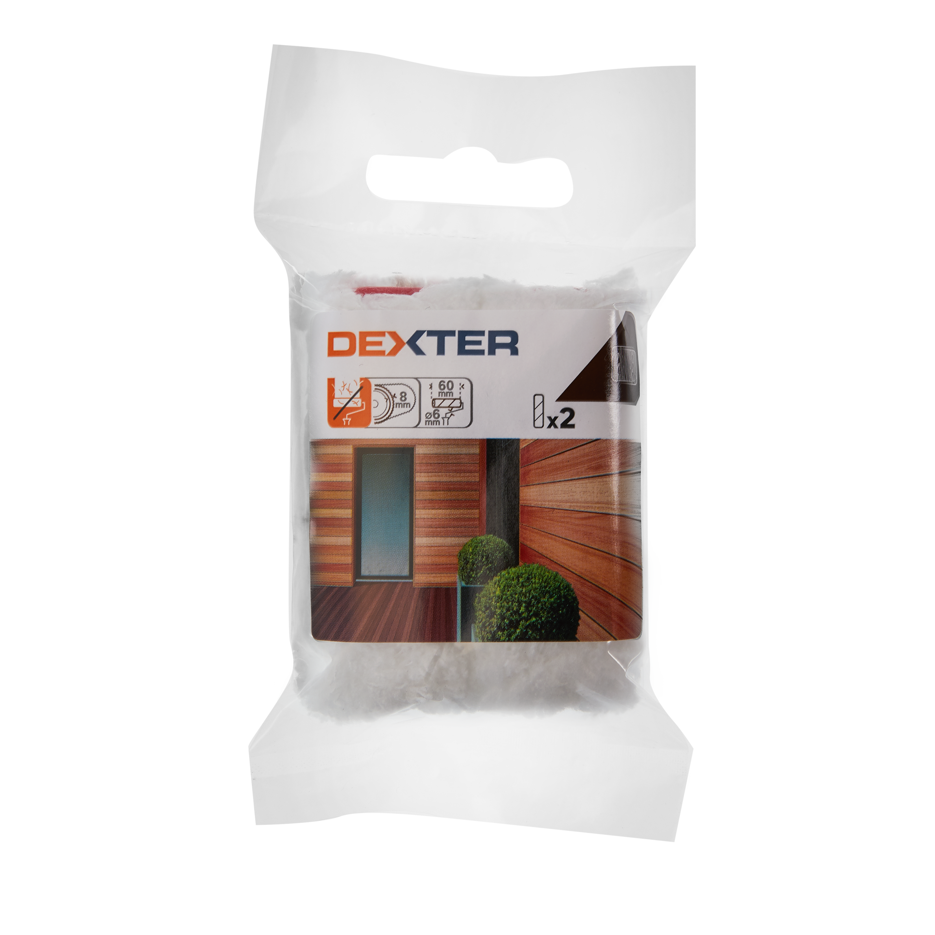 Zapas do mini wałka do oleju i lakieru 2 szt. 60 mm Dexter - 5