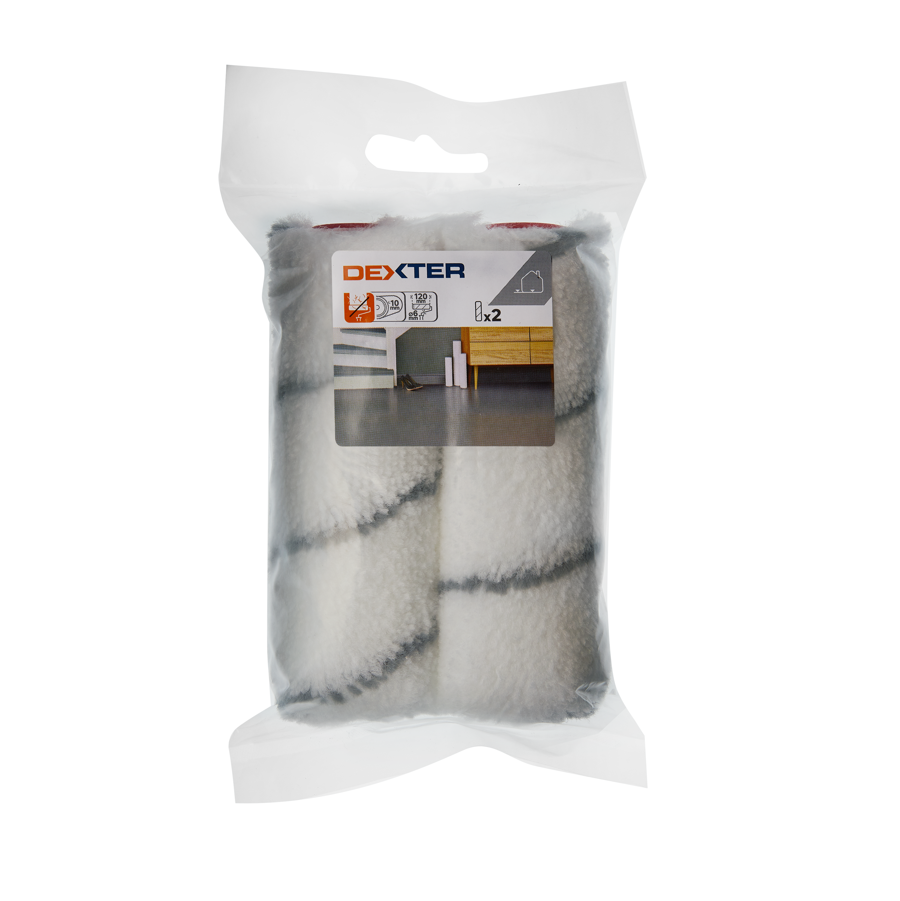 Zapas do mini wałka do podłóg betonowych 2 szt. 120 mm Dexter - 5