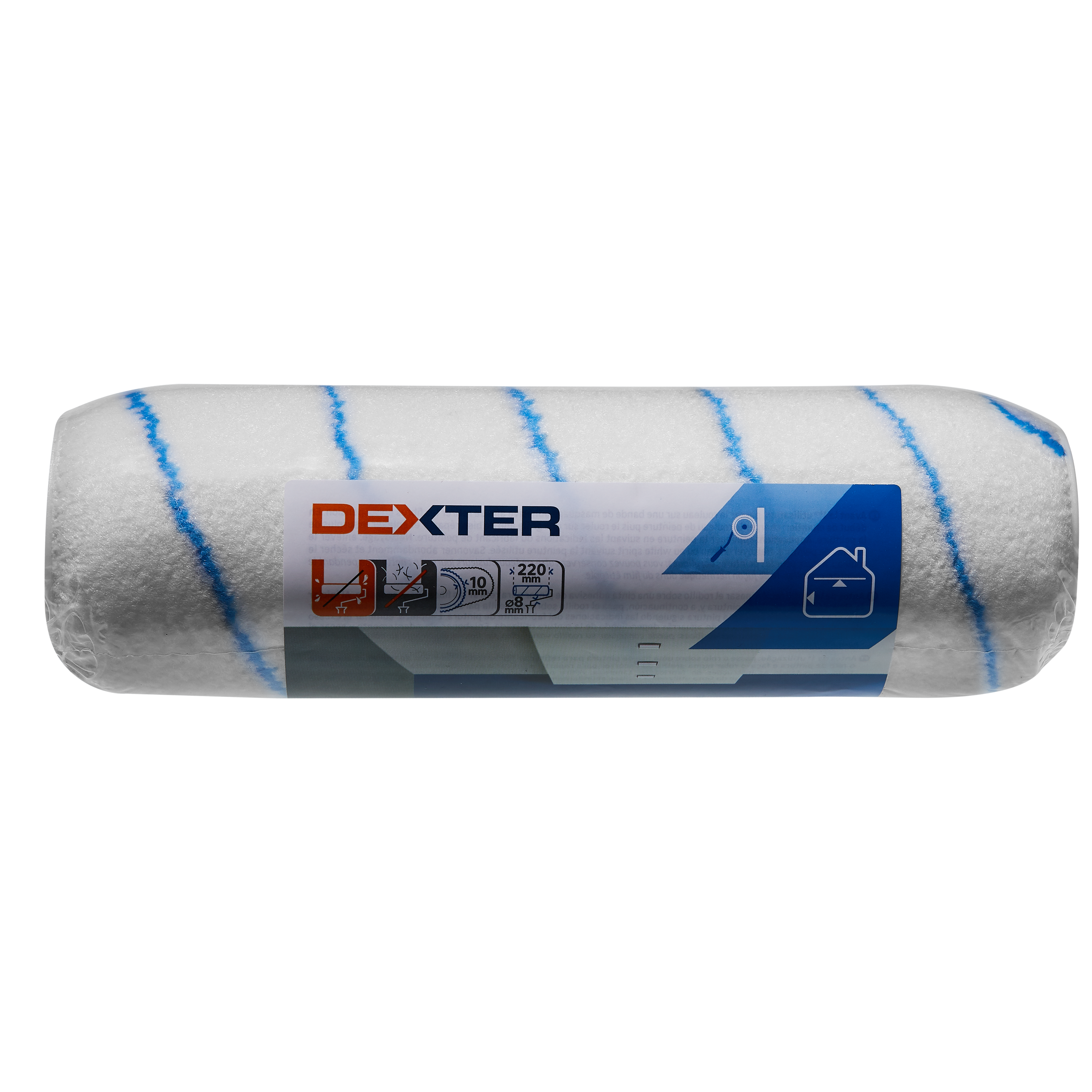 Recarga de rolo parede e teto liso 22 cm Dexter - 6