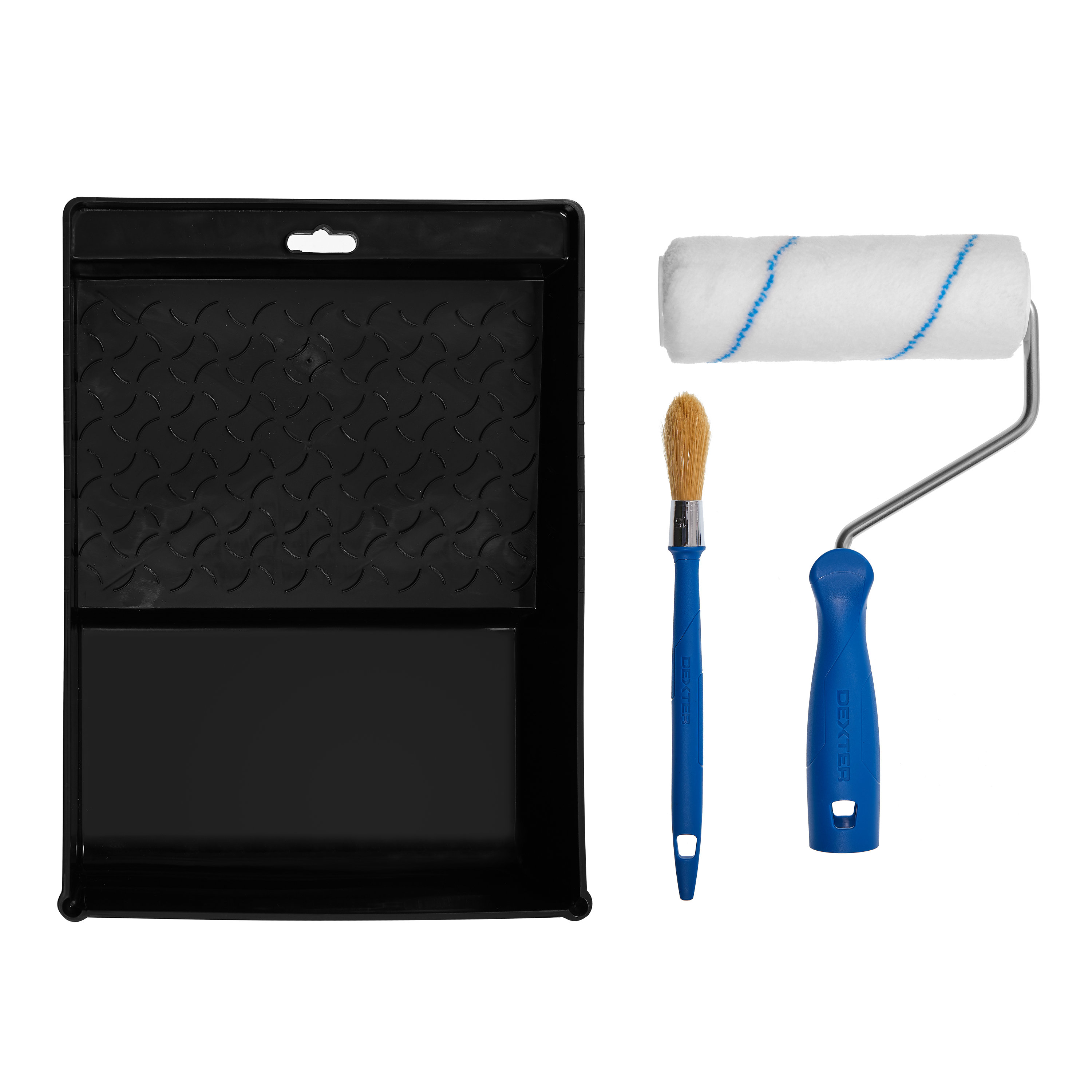 Kit d'outils mur ou plafond lisse, rouleau 180mm DEXTER - 2