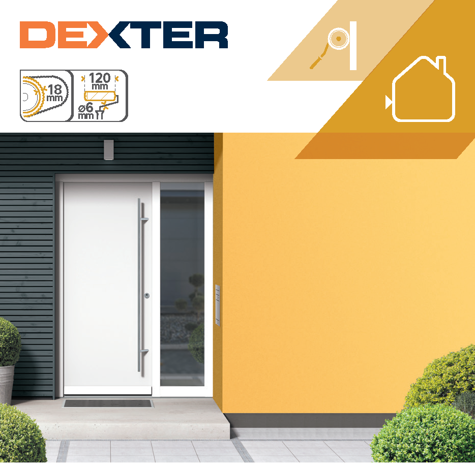 Minirouleau pour peindre une façade lisse l.120 mm DEXTER - 5