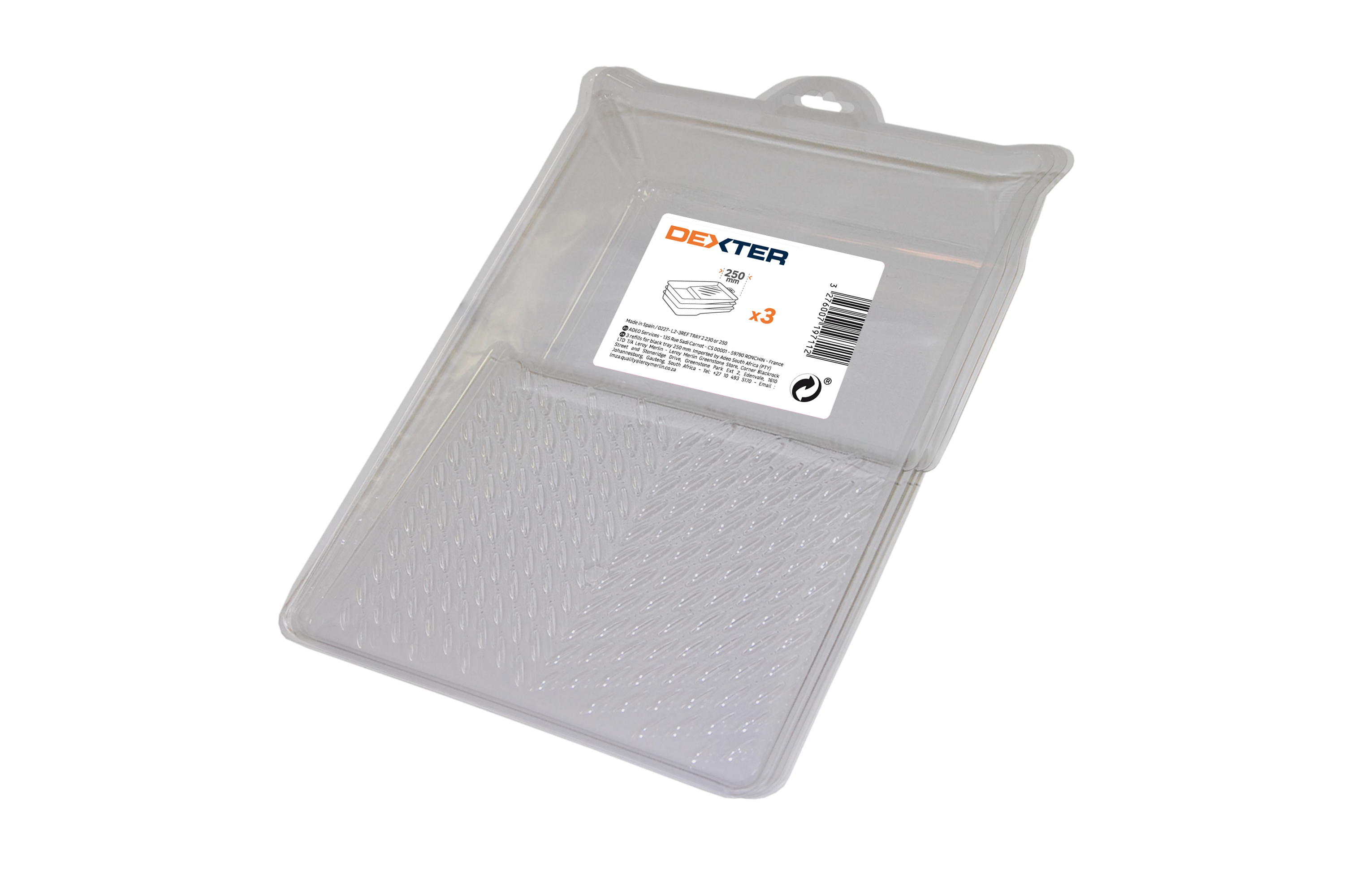 Lot de 3 recharges pour bac à peinture DEXTER l.230 mm - 3