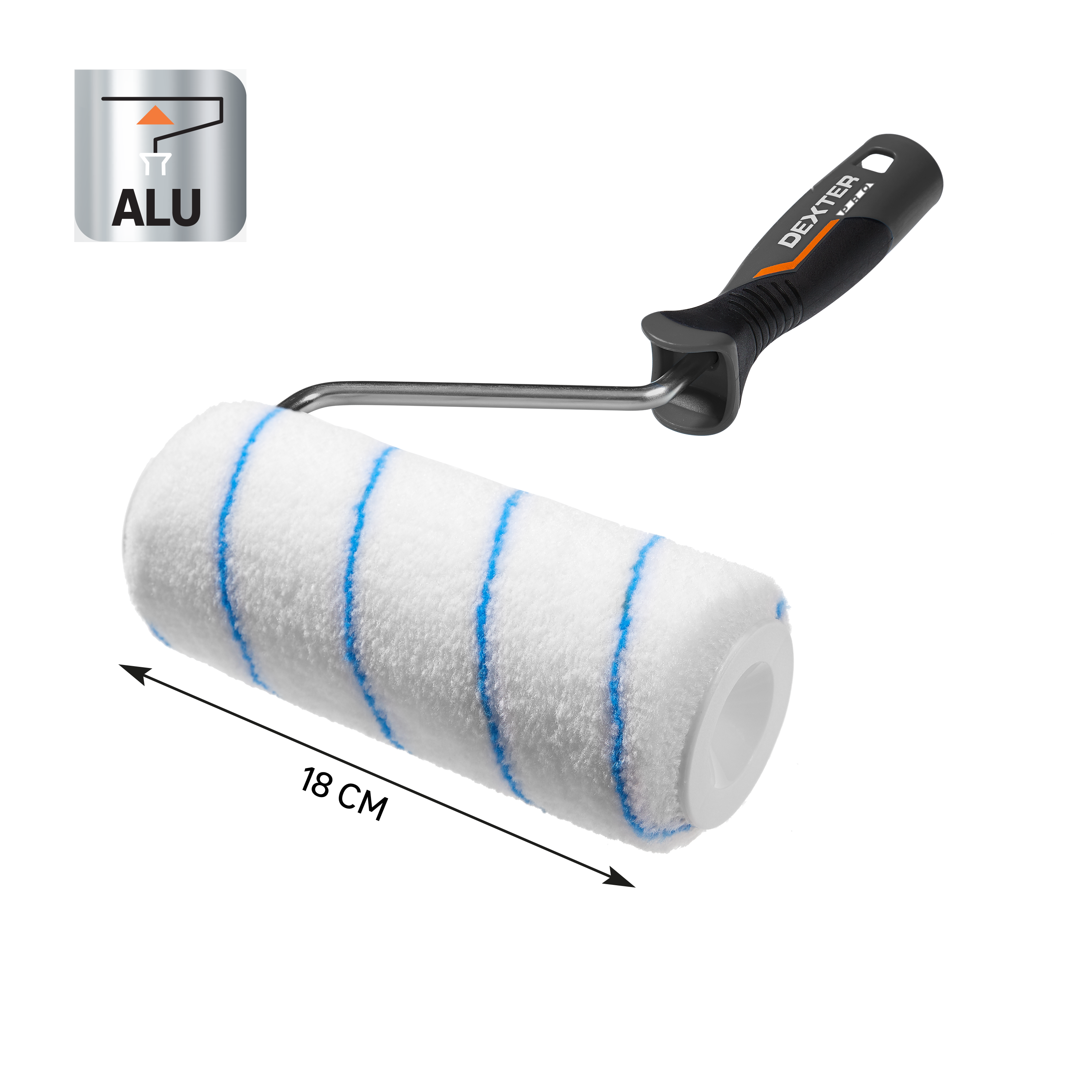 Wałek do gładkich ścian i sufitów 180 mm Dexter - 5