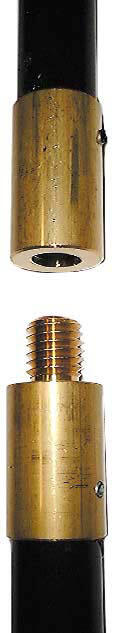 Canne de ramonage polypropylène noire AUTOGYRE,  D18 mm, Lg 1.50 m