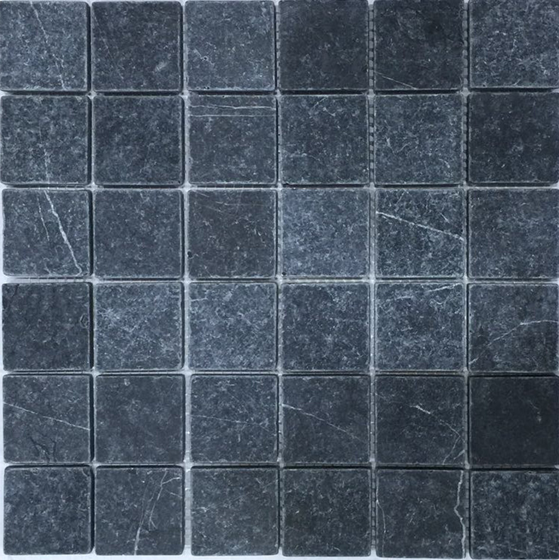 1 plaque de mosaïque Hard marbre gris 30 x 30 cm ARTENS - 5