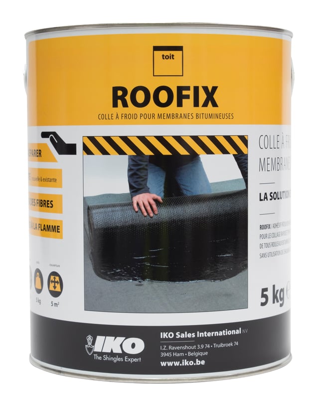 Colle Roofix 5L noir,  IKO