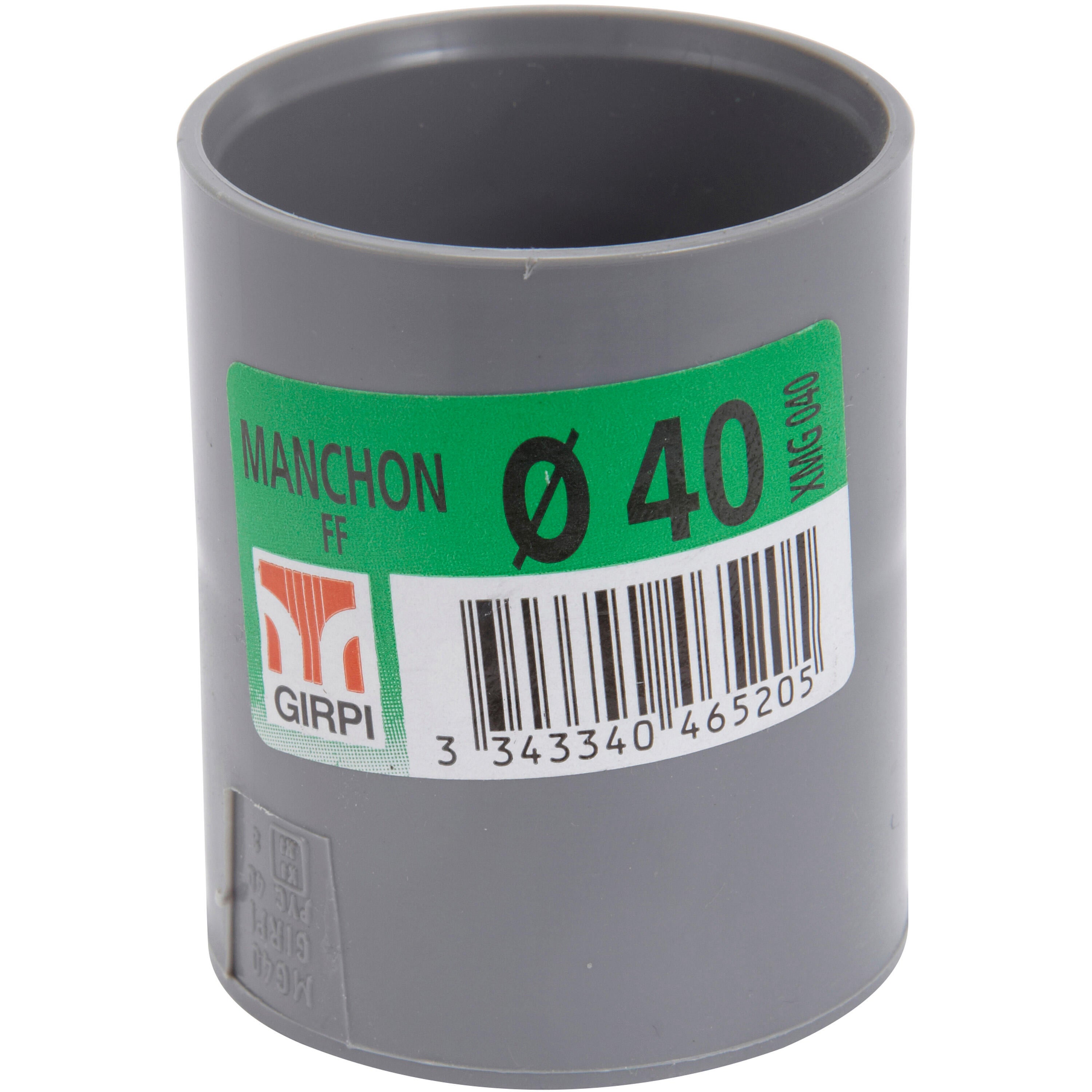 Manchon PVC Femelle/Femelle Ezfitt - 40mm X 1''1/4, à Visser Et à Coller, Pour Raccordement De Tuyaux - 8