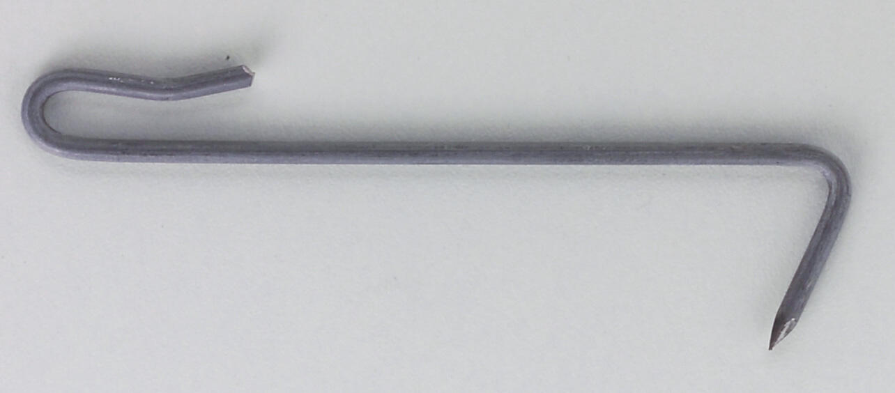 Crochet pointe pour ardoise inox 17%, L.110 mm 700 pièces - 2