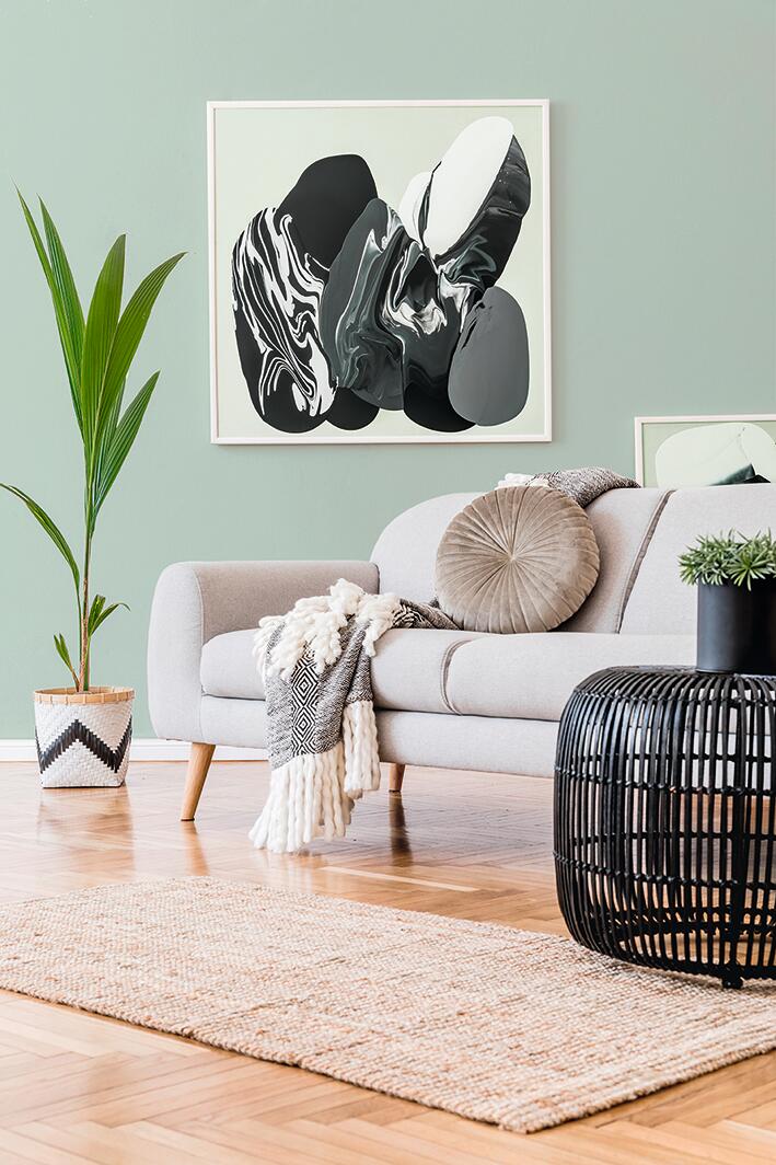 Peinture mur, boiserie, radiateur vert palatino satin RIPOLIN , 2.5L - 4