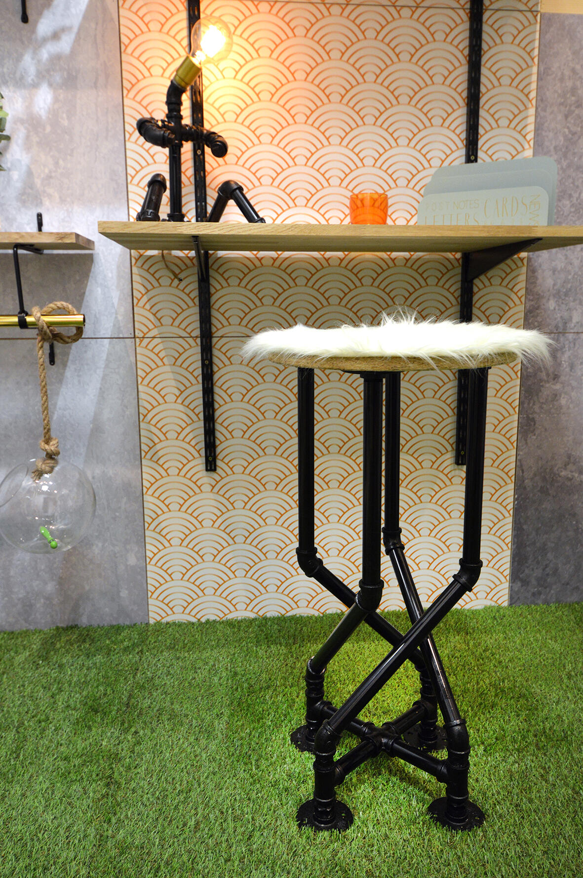 Bouchon rentrant pour tube de penderie MyTube D25 mm rond noir - 6