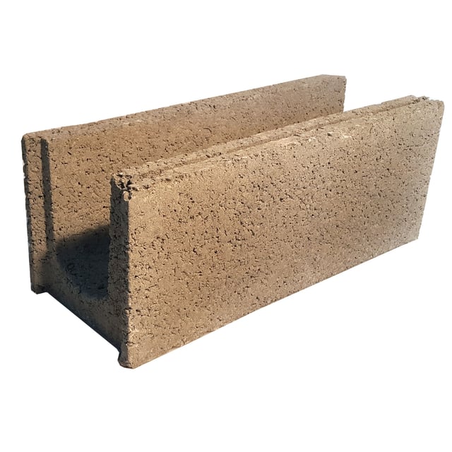 Parpaing chainage horizontal, L.50 x l.20 x H.20 cm