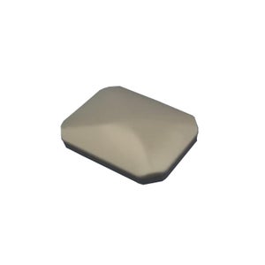 Chapeau poteau pvc CLEA, P.9 cm x l.6 cm x H.2 cm