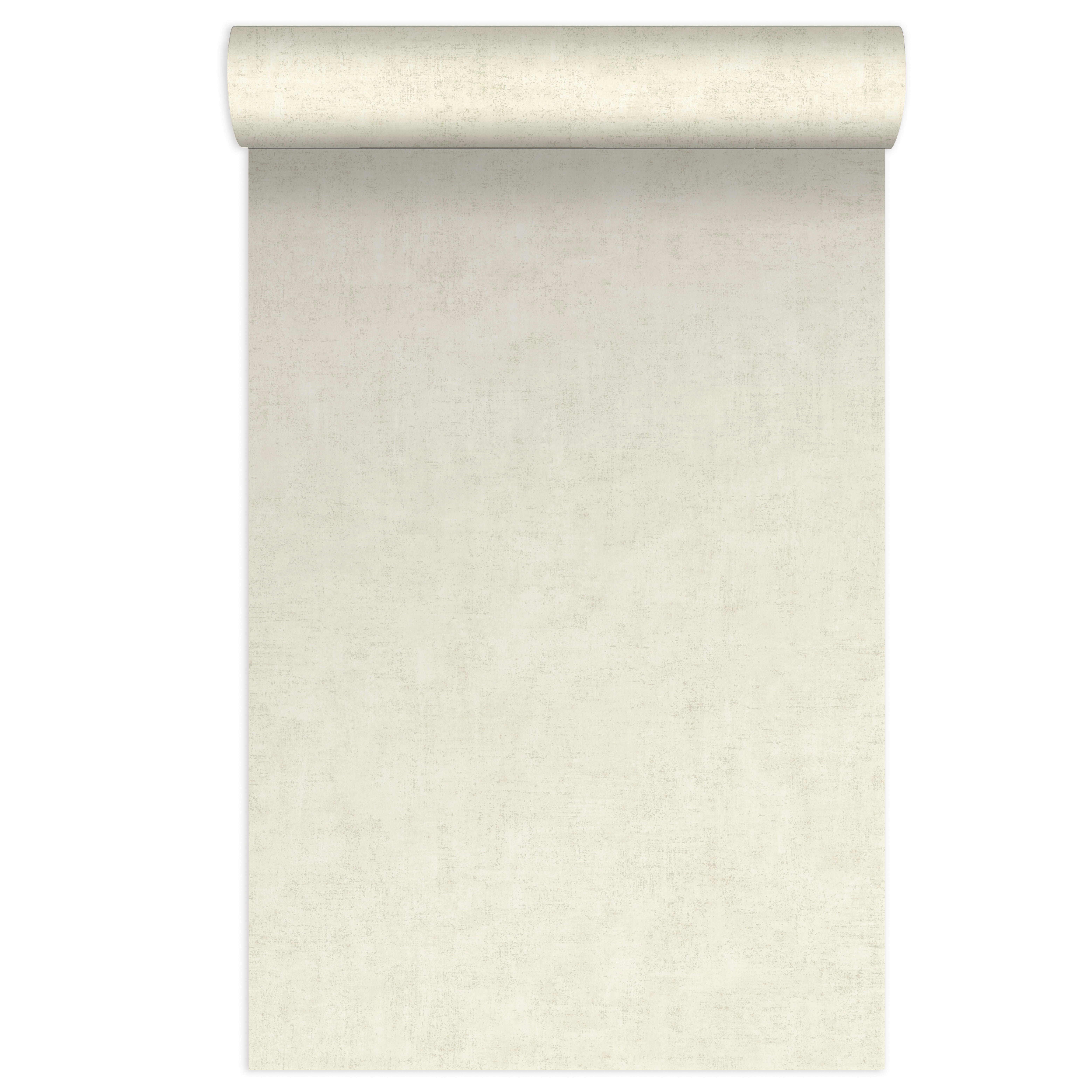 Papier peint vinyle sur intissé Patine écru - 5