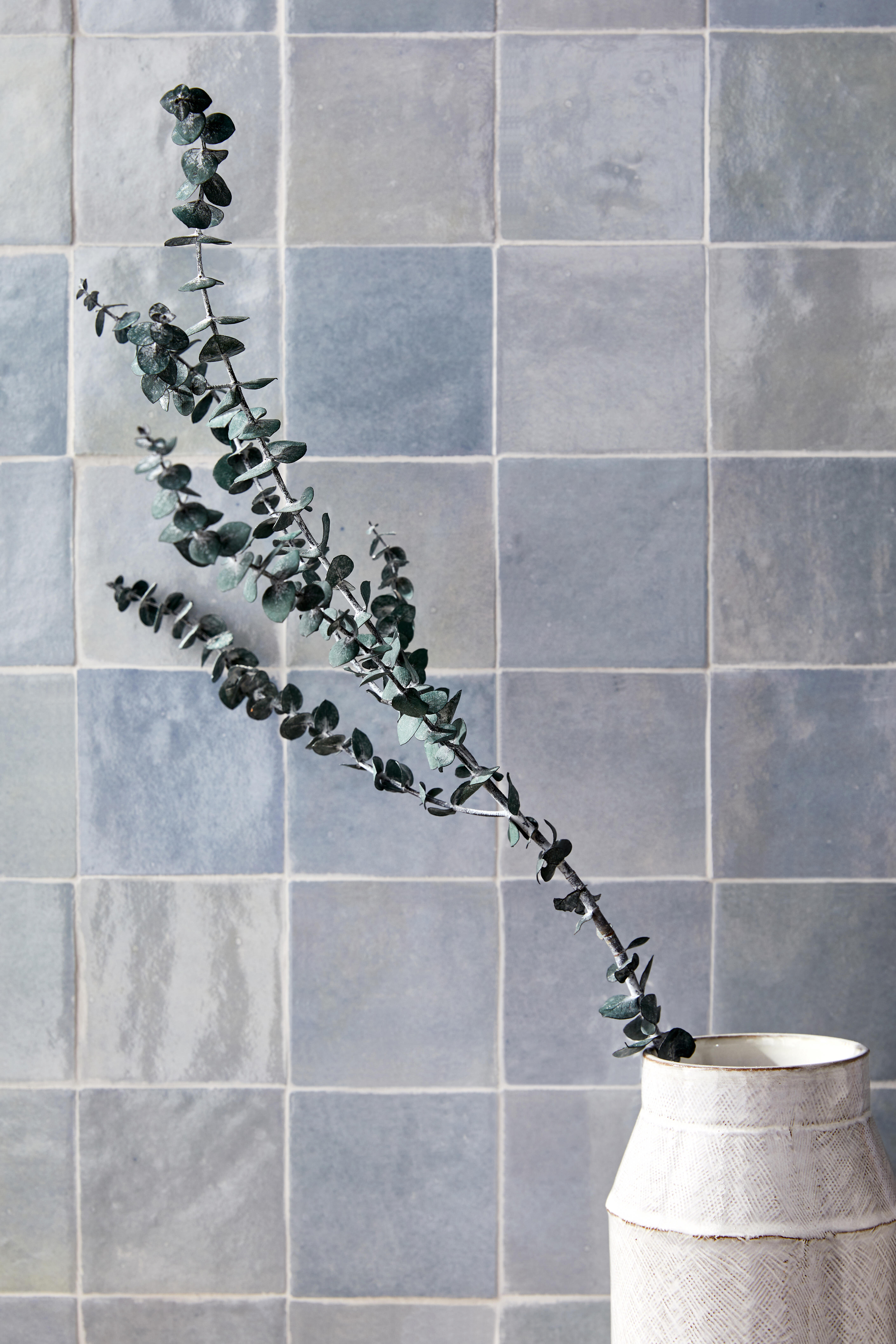 Piastrella da rivestimento interno in gres naturale 10 x 10 cm smaltato azzurro lucido Zelli Sp. 10 mm 0.54 mq - 12