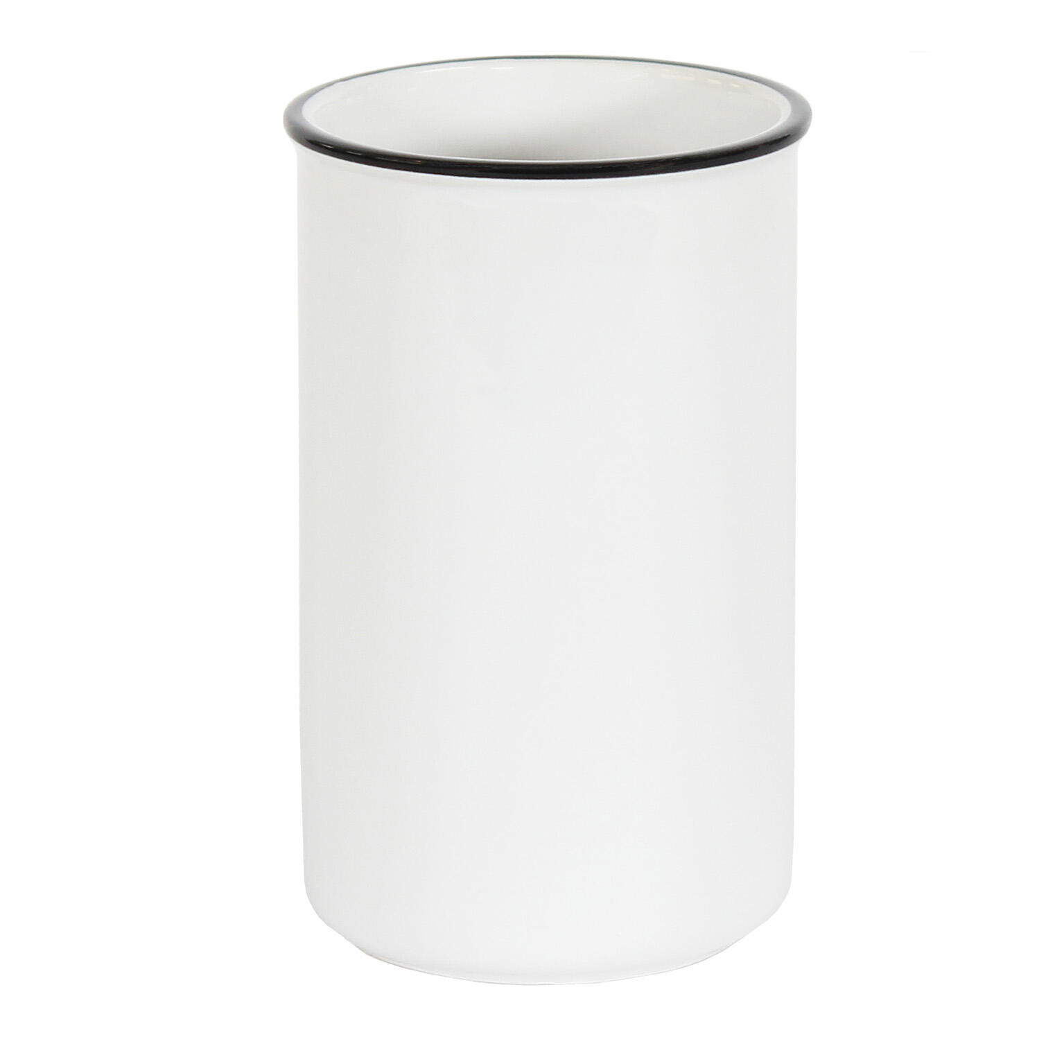 Gobelet de salle de bains Marcel noir et blanc NORASIA - 4