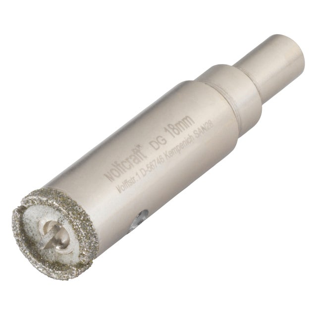 Trépan P&P diamant carrelage Diam.18 mm - WOLFCRAFT