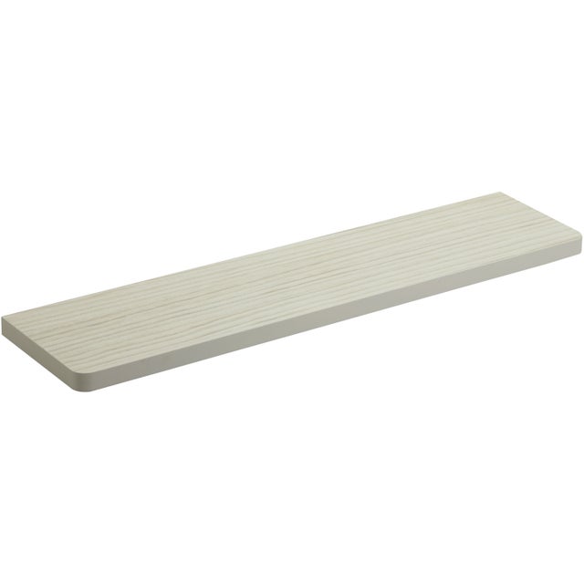 Tablette de radiateur blanc, L 60 x P 20 cm Ep.19 mm