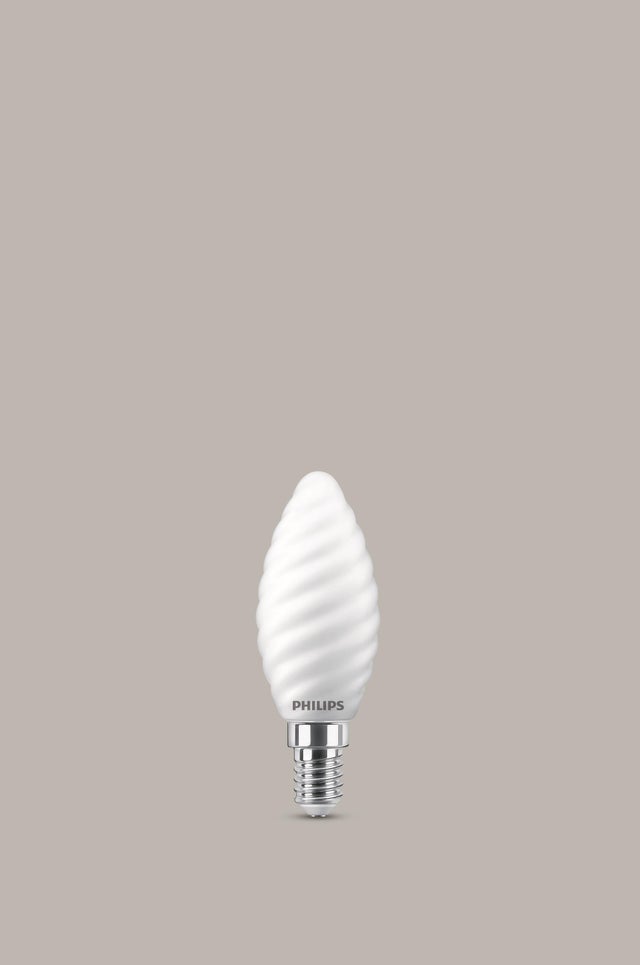 Ampoule led, flamme torsadée E14, 470lm = 40W, blanc chaud, dimmable, OSRAM