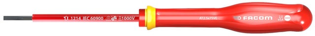 Tournevis électricien plat 2.5 FACOM