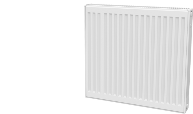 Radiateur eau chaude horizontal 1032W, l.60xH.60cm blanc DE'LONGHI Easy