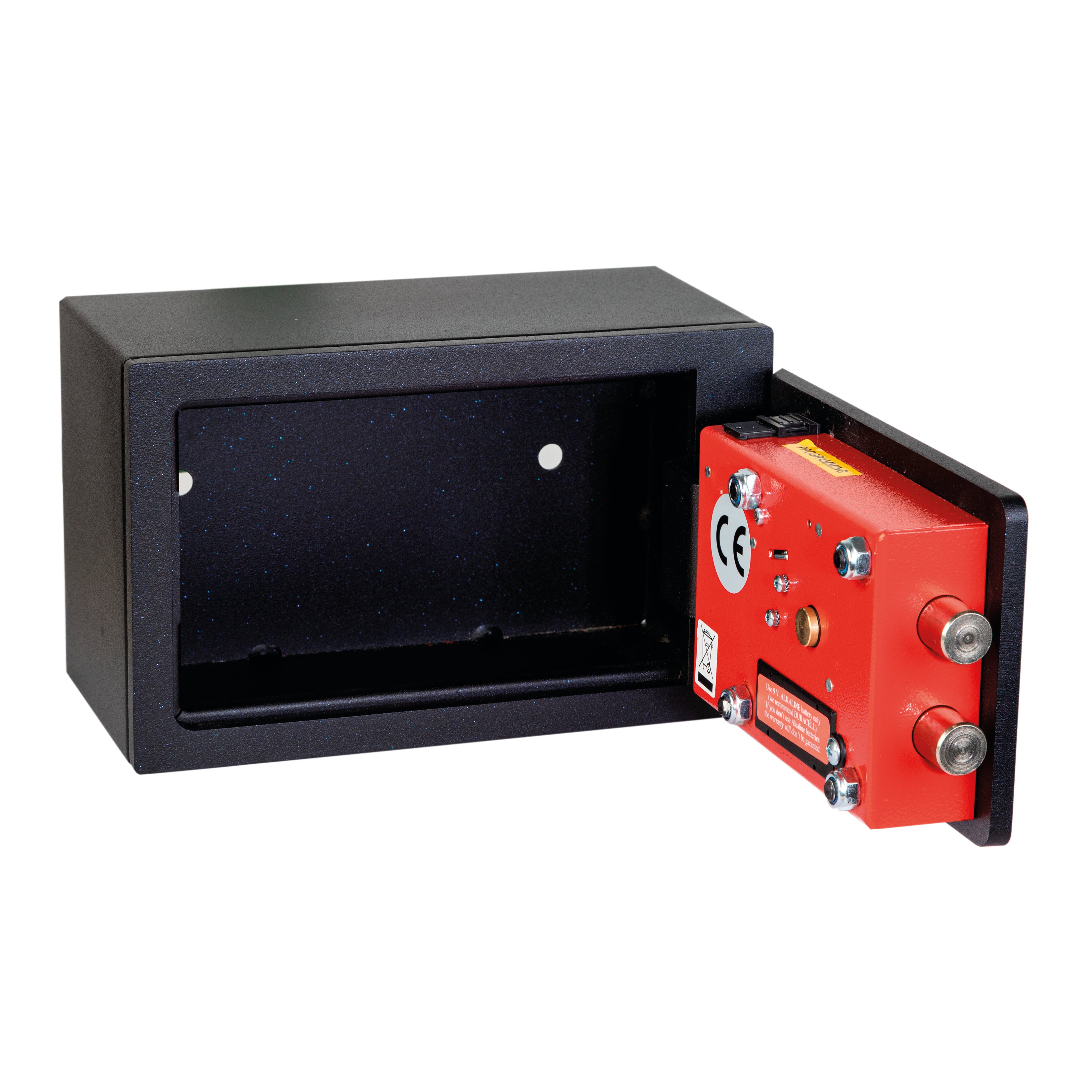 Cassaforte con codice elettronico TECHNOMAX NB/1E da fissare L 24 x H 15 x P 12 cm - 3
