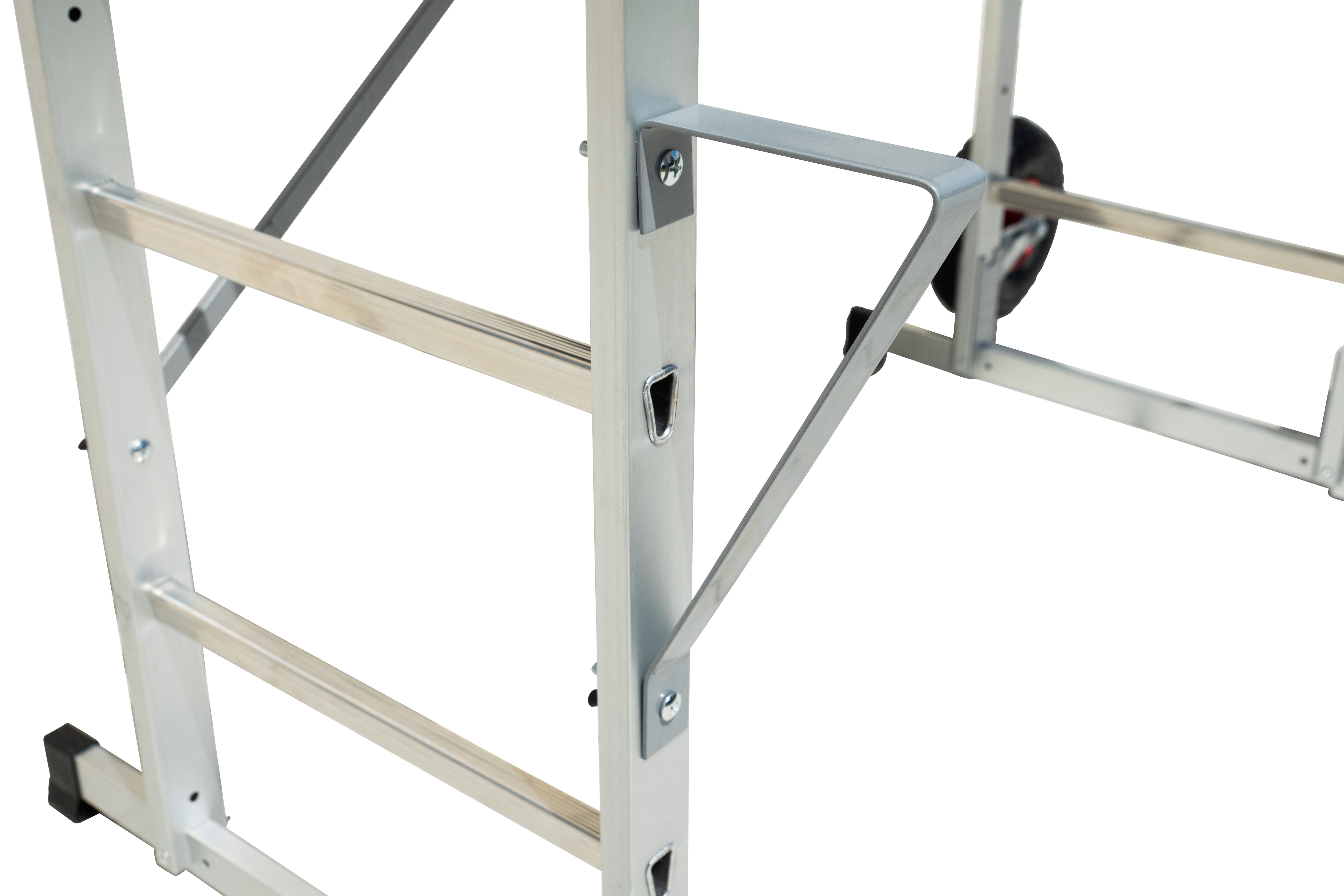 Echafaudage aluminium jardin avec roue HAILO hauteur de travail 3 m - 8