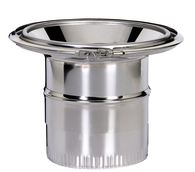 Réduction conique P230-150fumem POUJOULAT D.230 mm 28 x 16 cm