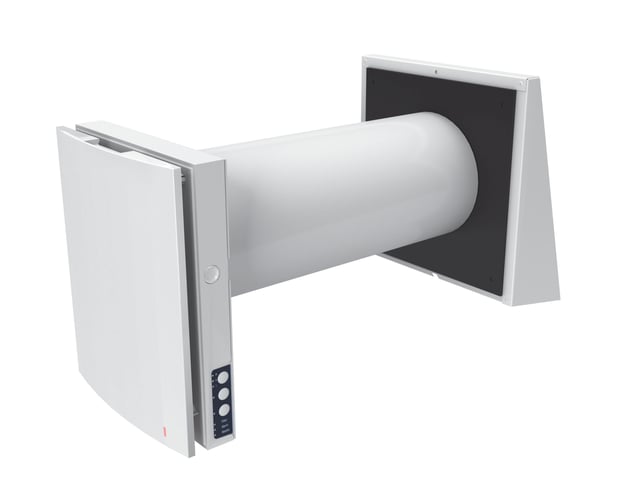 Aérateur extracteur double flux à interrupteur 157 mm