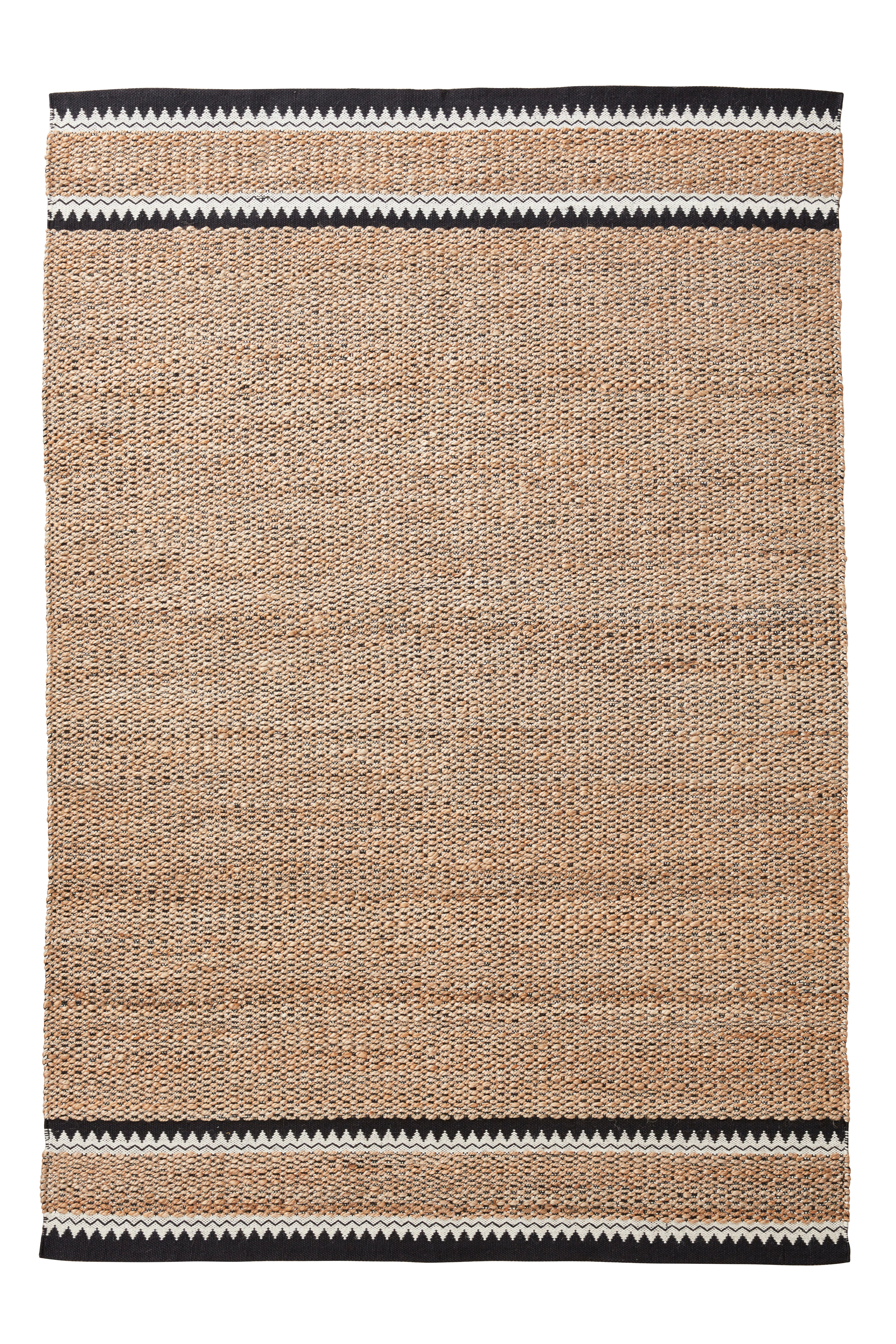 Alfombra yute inspire matam negro 160x230cm