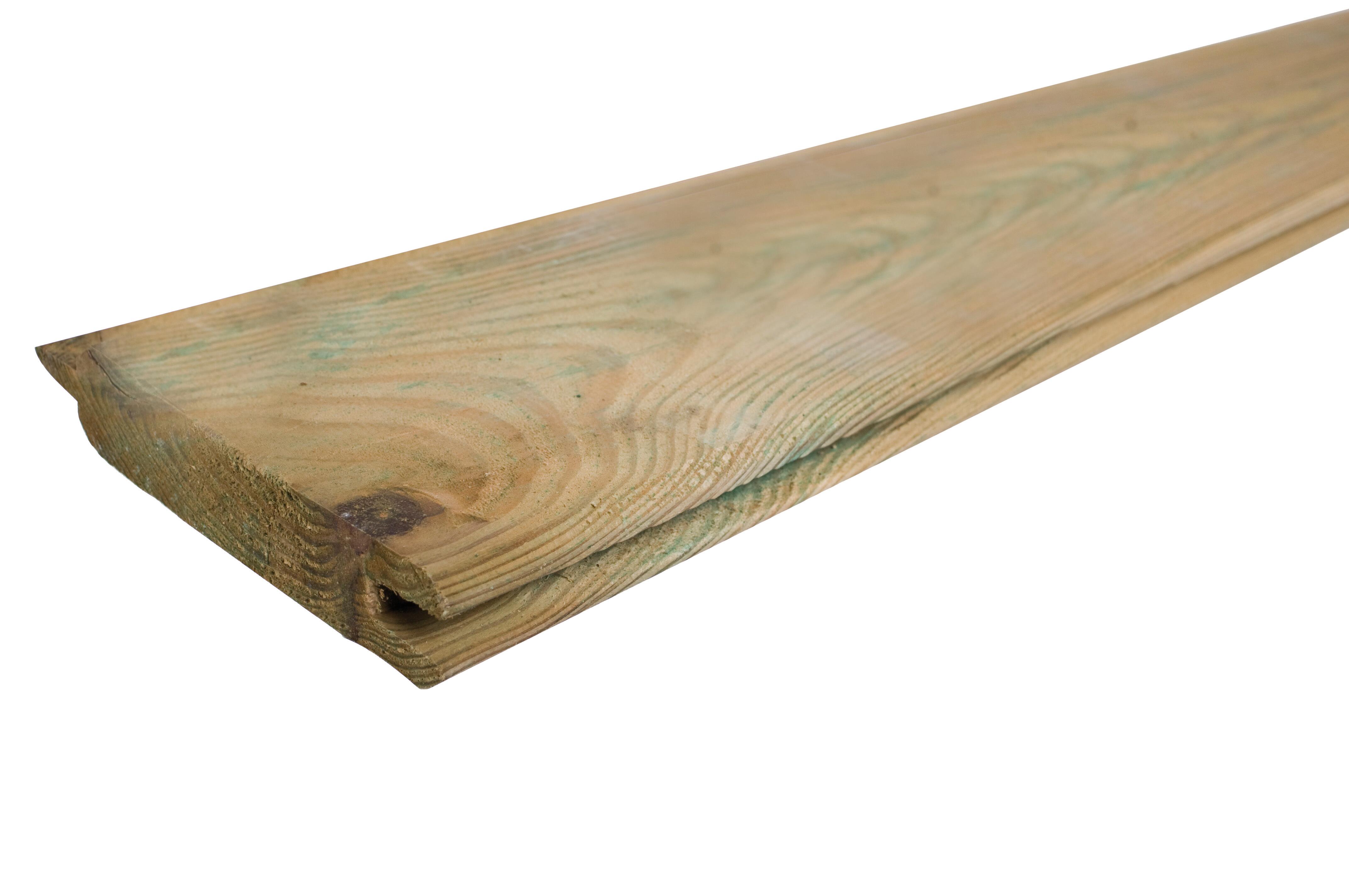 Lama para valla modulable de madera pino CERLAND Yona de 12 x 200 cm marrón - 9