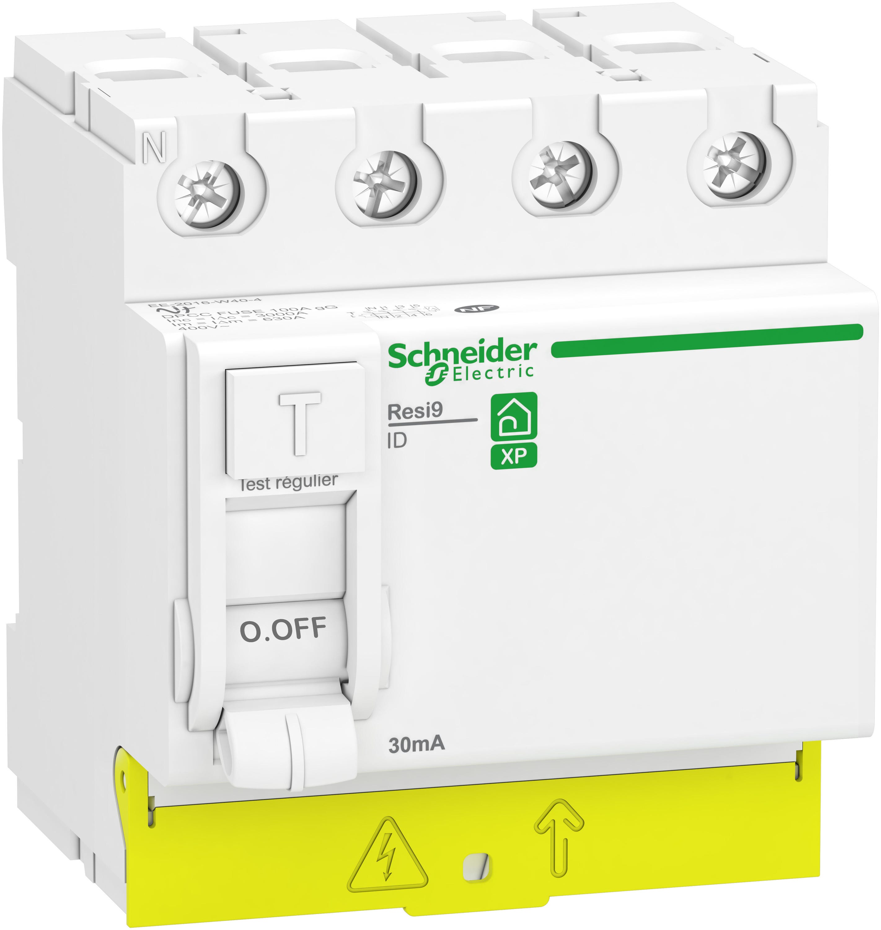 Interrupteur différentiel 2P 63A Type Asi 30mA Interrupteur différentiel 2P 63A Type Asi 30mA