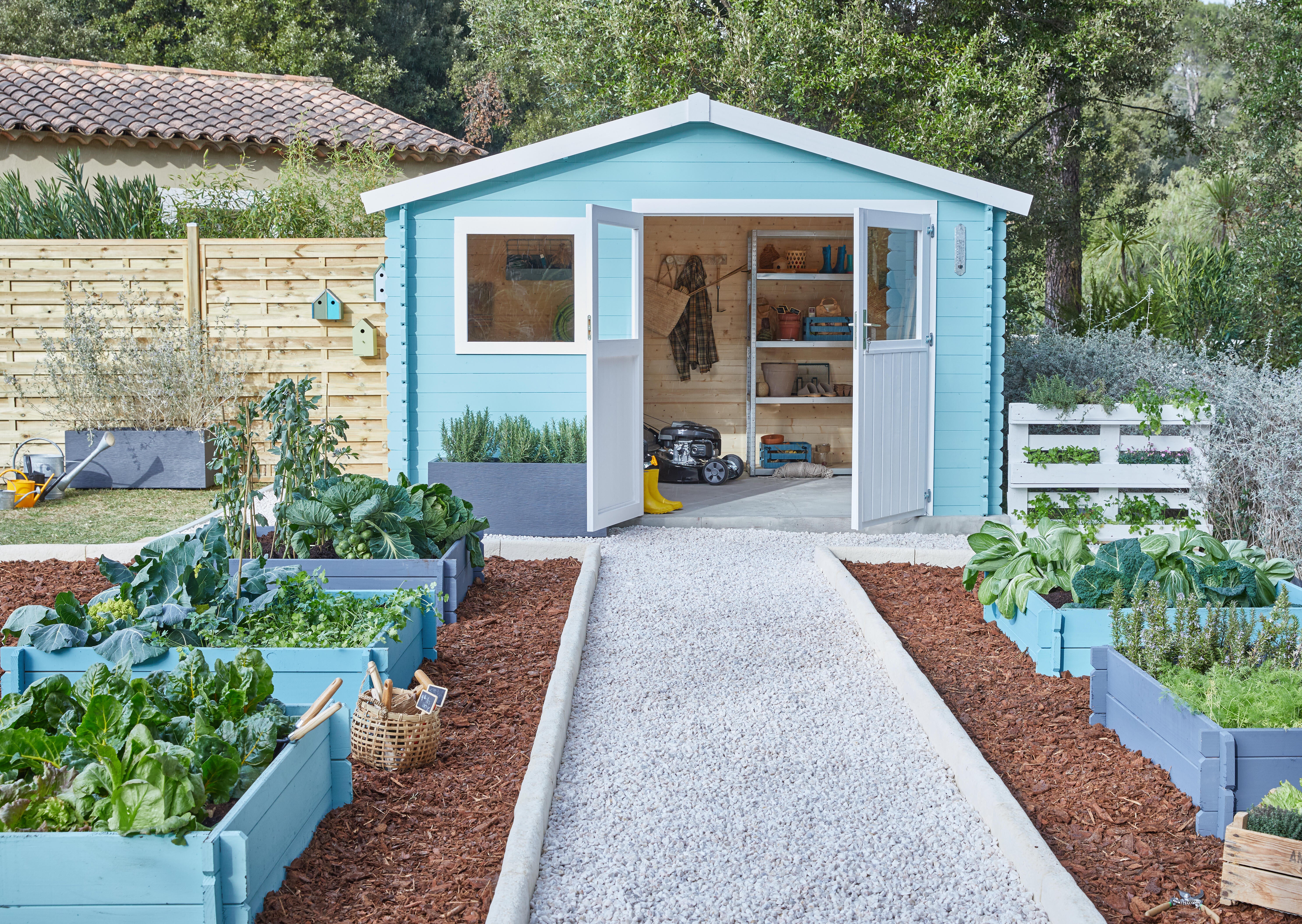 Jardinière plastique EDA L.99.5 x l.39 x H.43 cm anthracite - 6