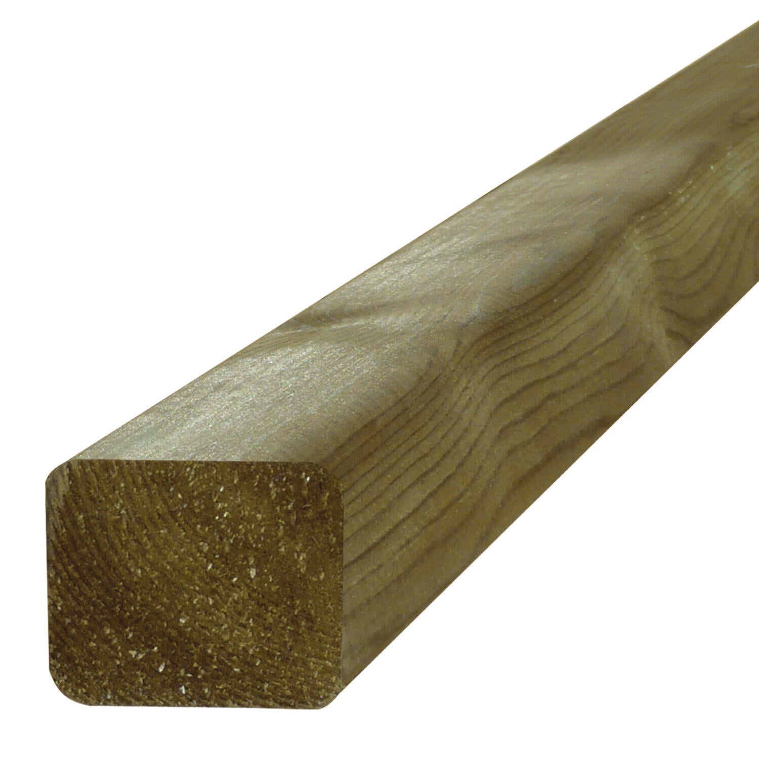 Lambourde pour terrasse bois résineux Pin, vert, L.2.4 m x l.7 cm